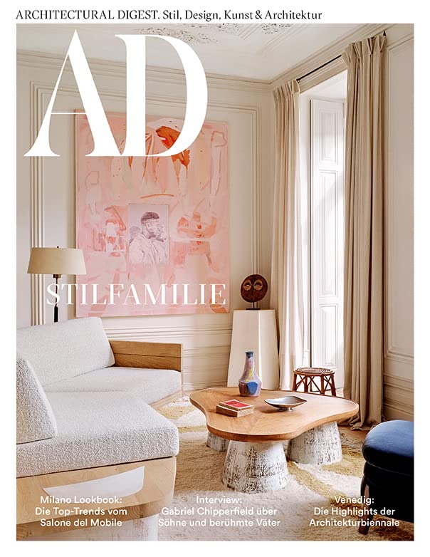 AD Architectural Digest 6/2023 "Stilfamilie" Living & Furnishing