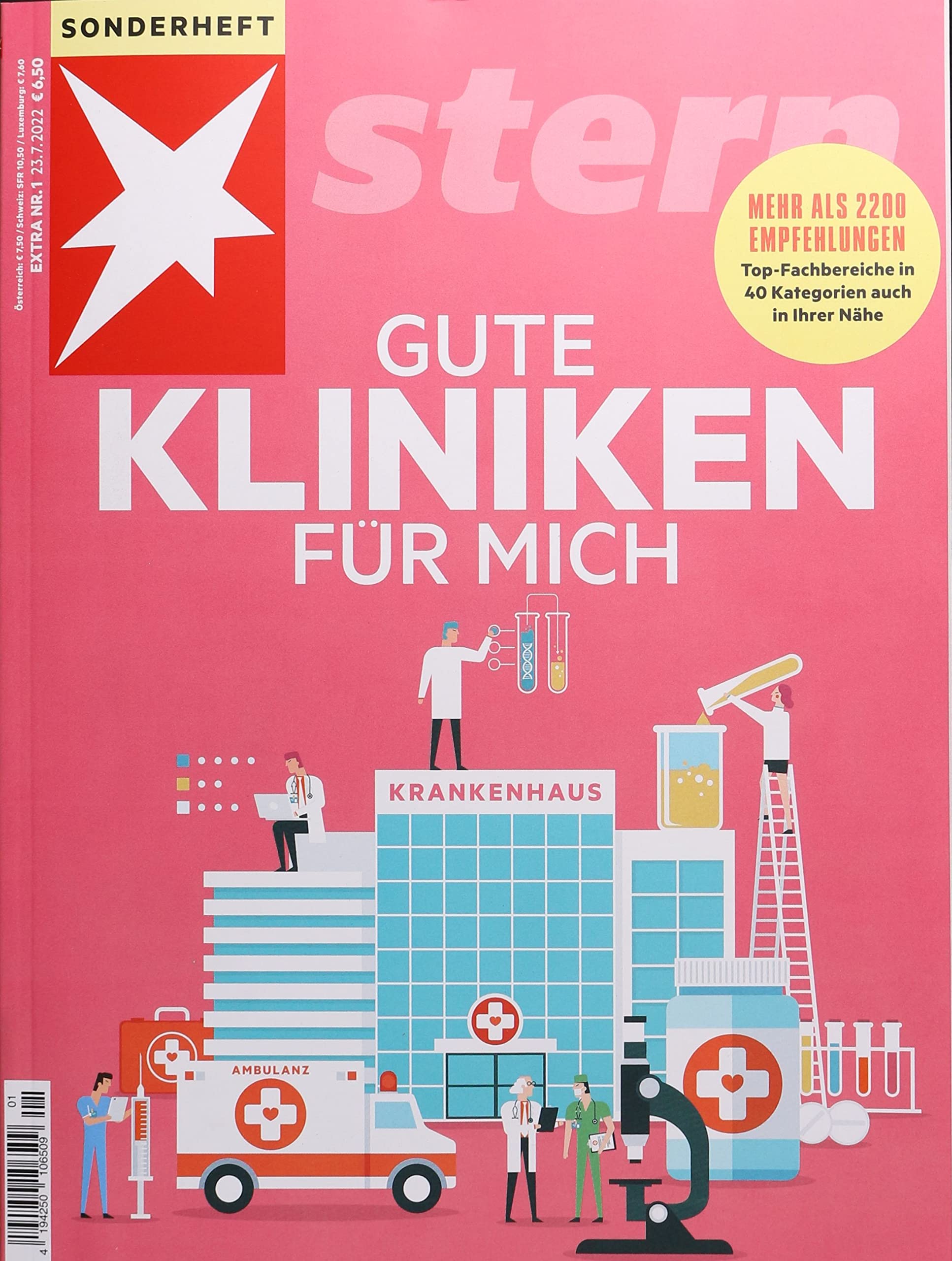 stern EXTRA 1/2022 "Gute Kliniken für mich" Politics & History