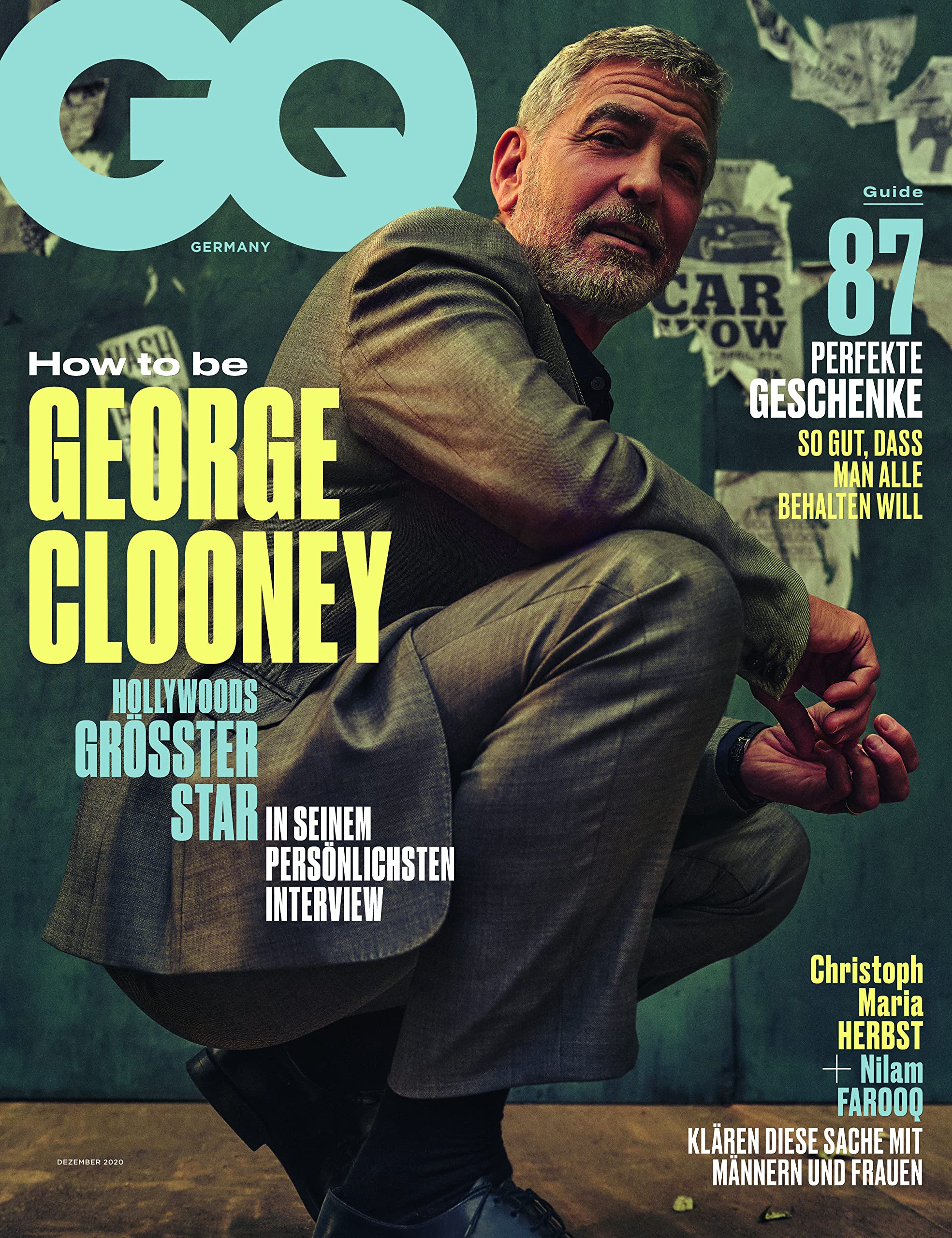 GQ 12/2020 "How to be George Clooney" Lifestyle