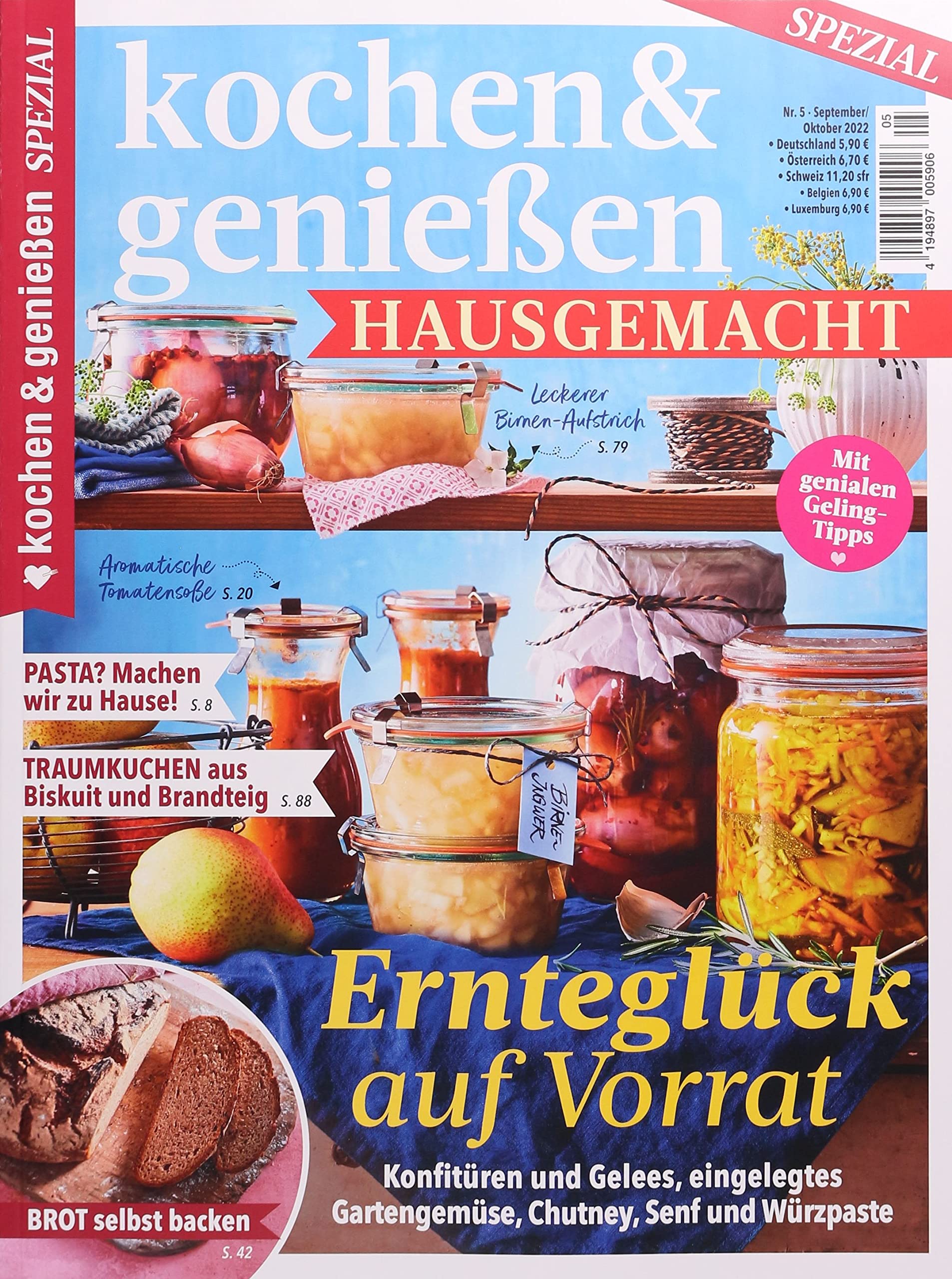 Kochen & Geniessen Specia 5/2022 "Ernteglück auf Vorrat" Cooking & Enjoying