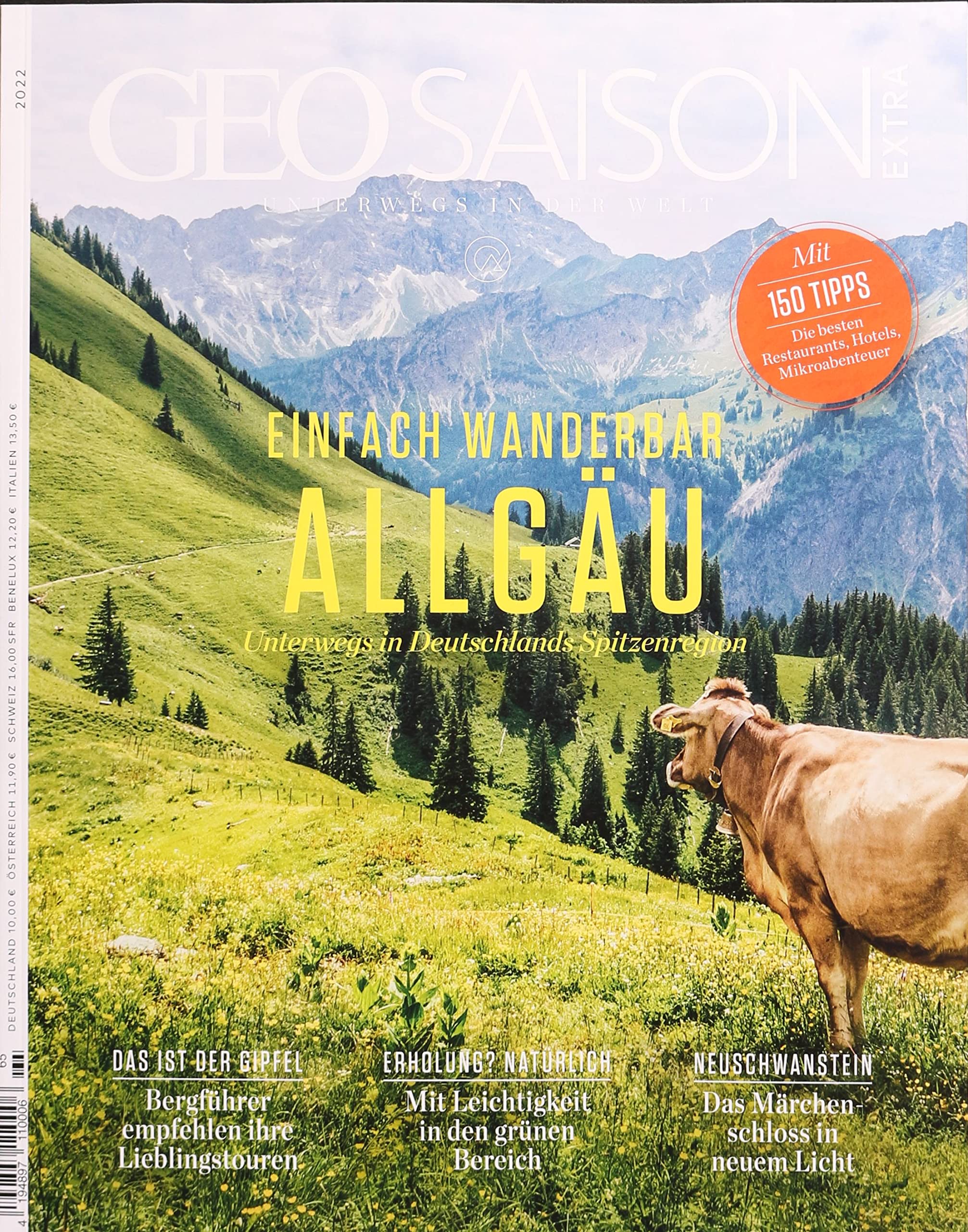 GEO Saison Extra 65/2022 "Einfach Wanderbar ALLGÄU" Travel