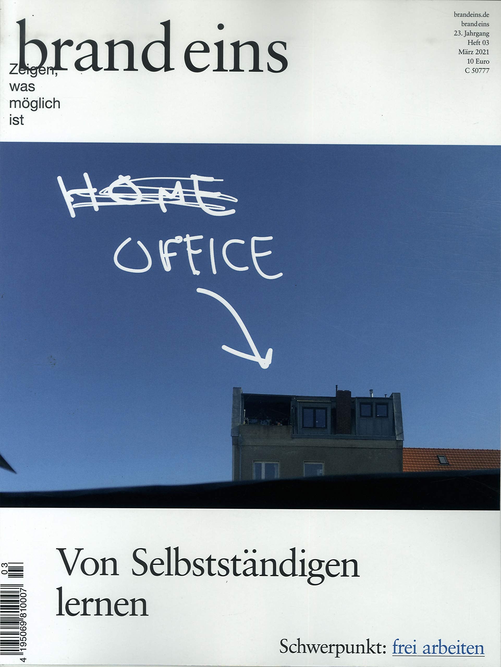 brand eins 3/2021 "OFFICE" Politics & History books