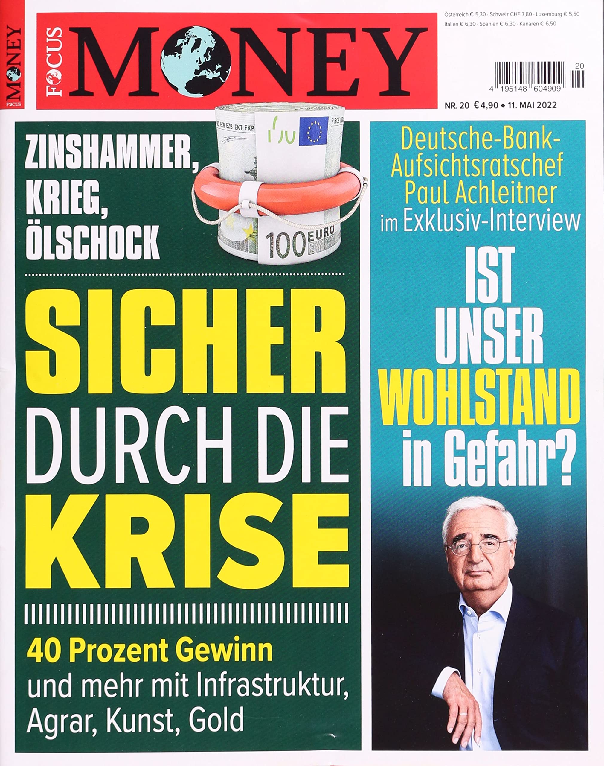 Focus Money 20/2022 "Sicher durch die Krise" book