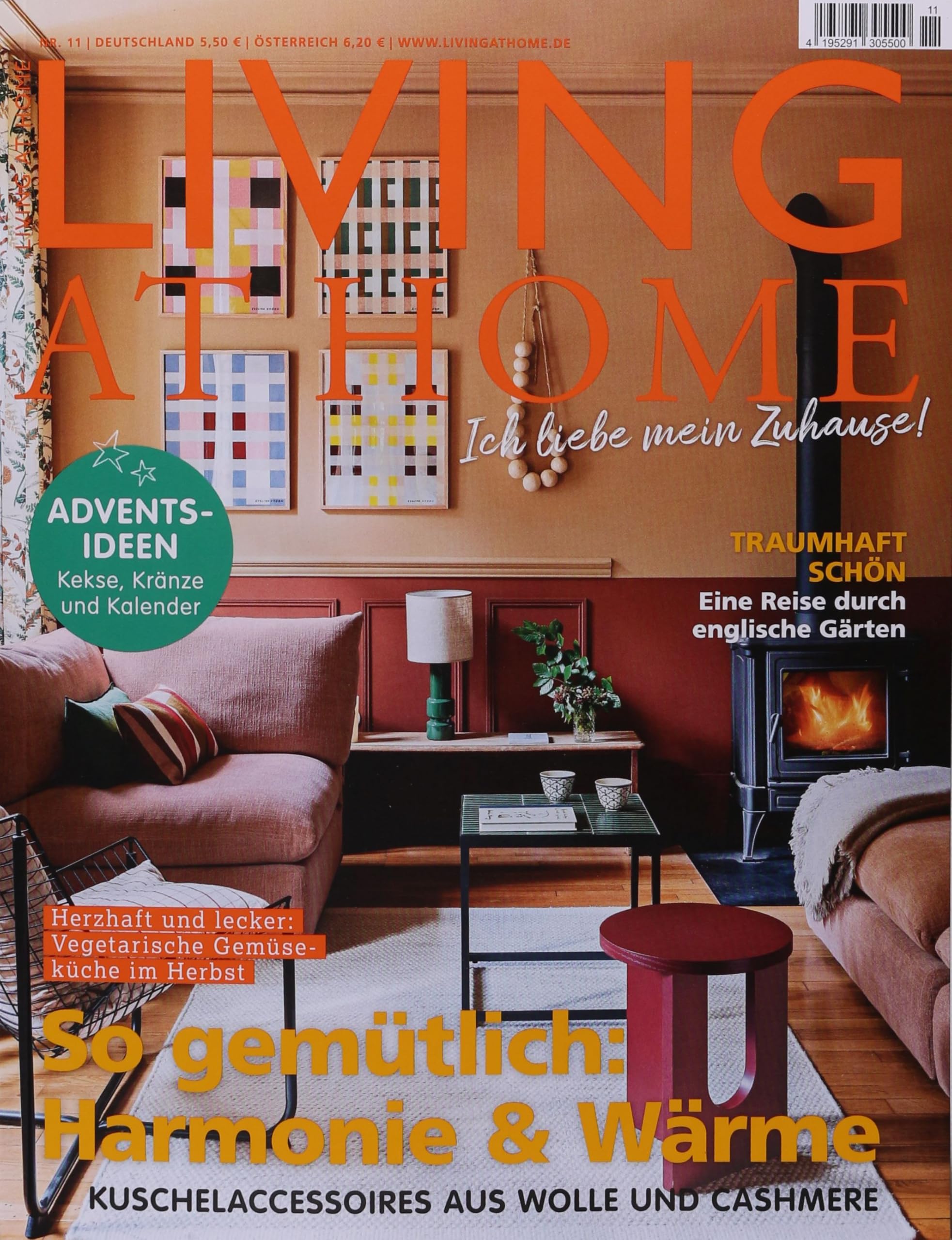 LIVING AT HOME 11/2024 "So gemütlich: Harmonie & Wärme" Living & Furnishing