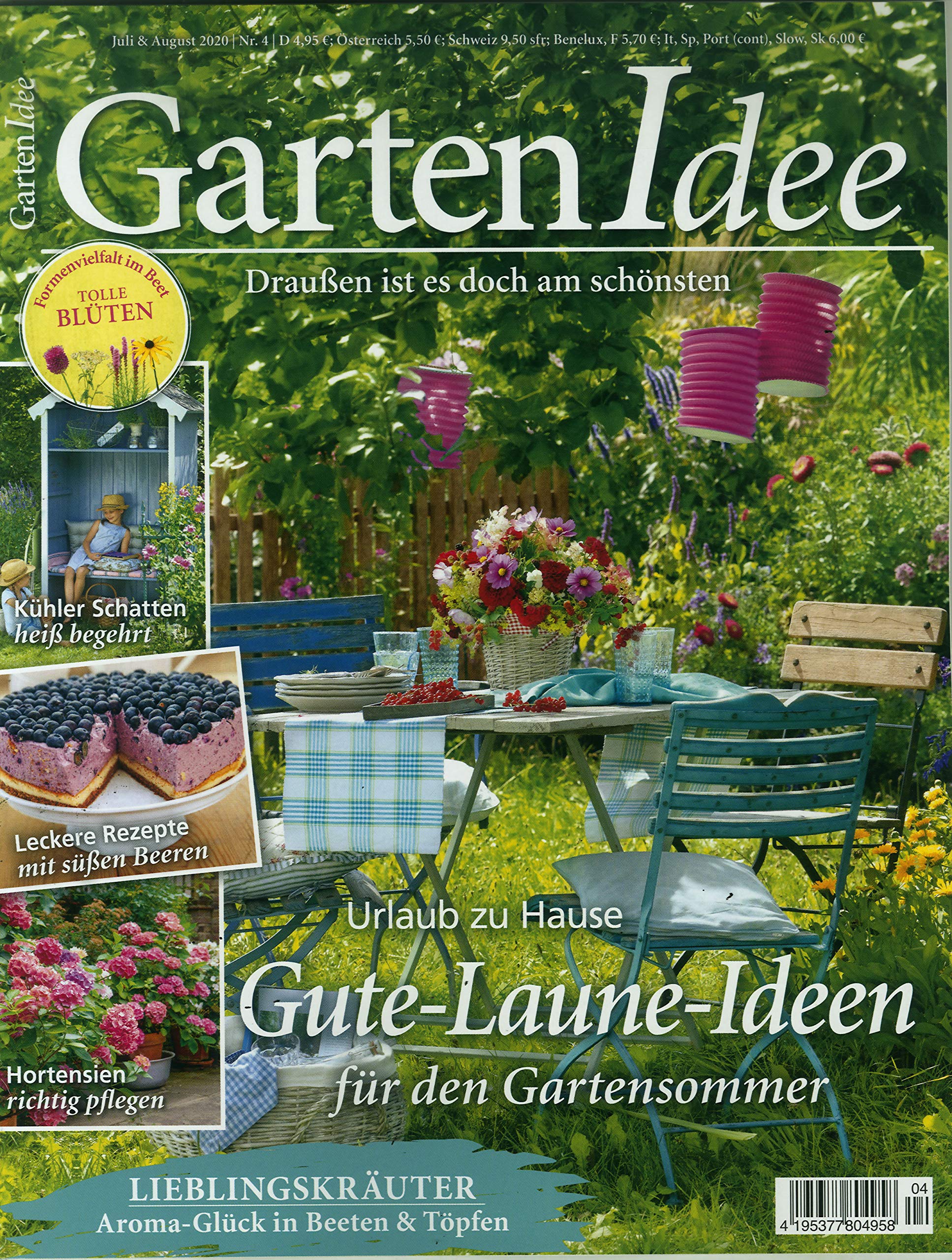 Gartenidee 4/2020 "Gute-Laune-Ideen für den Gartensommer" Living & Furnishing