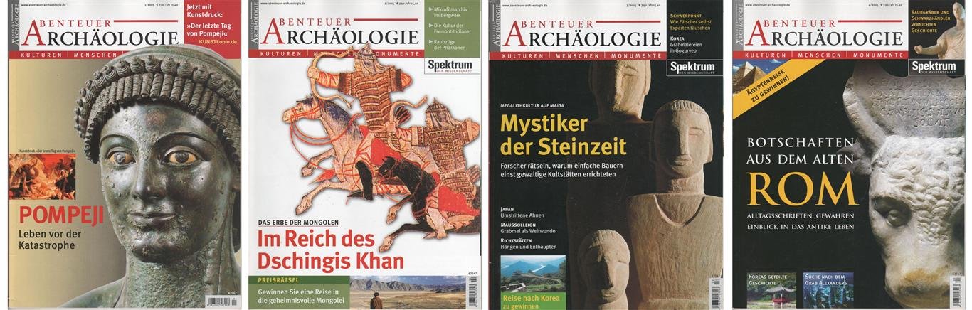 Abenteuer Archäologie 4/2005 - Botschaften aus dem alten... Book Natural Sciences