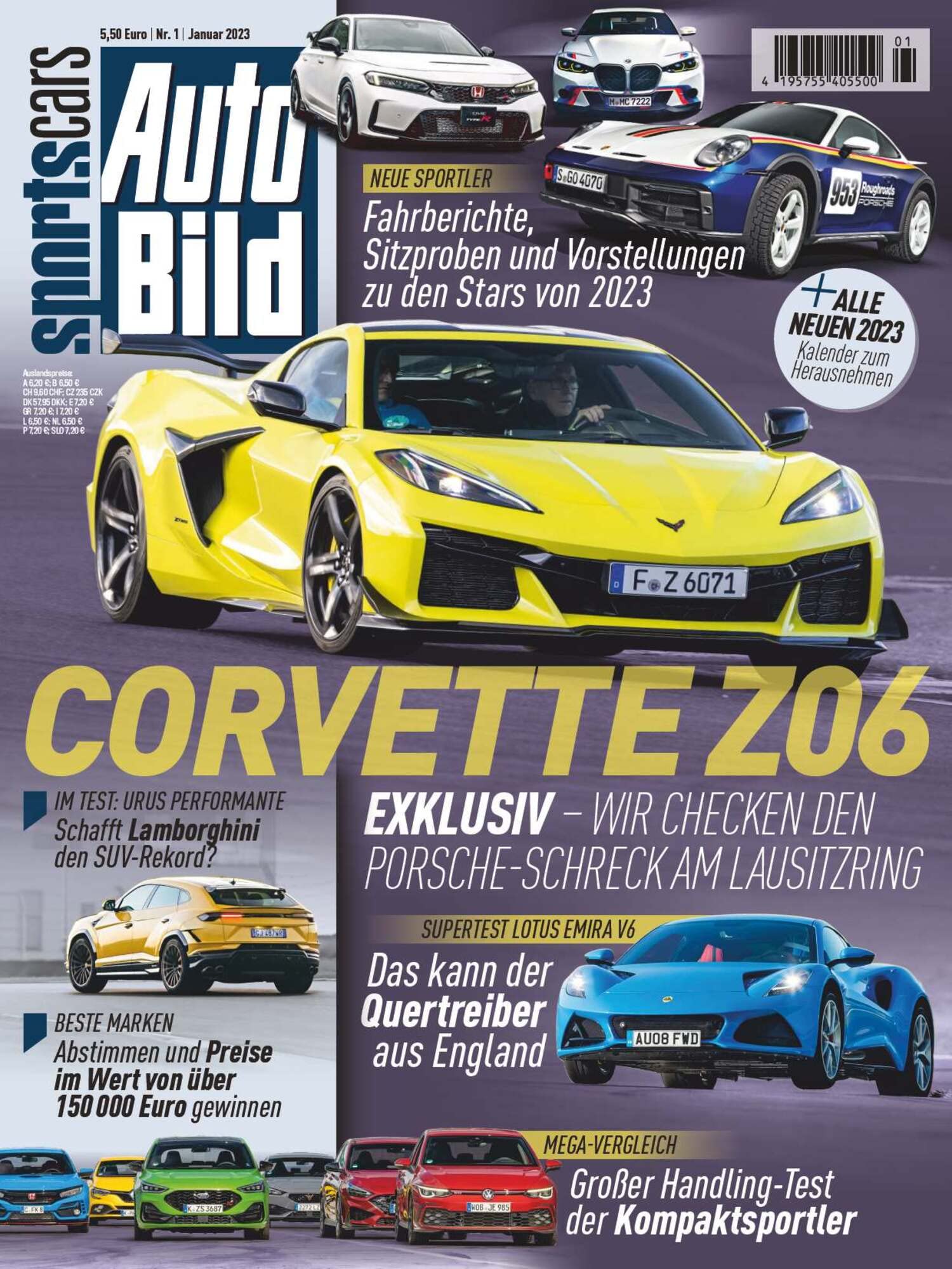 AUTO BILD SPORTCARS 1/2022 "Coupé-Duell" book