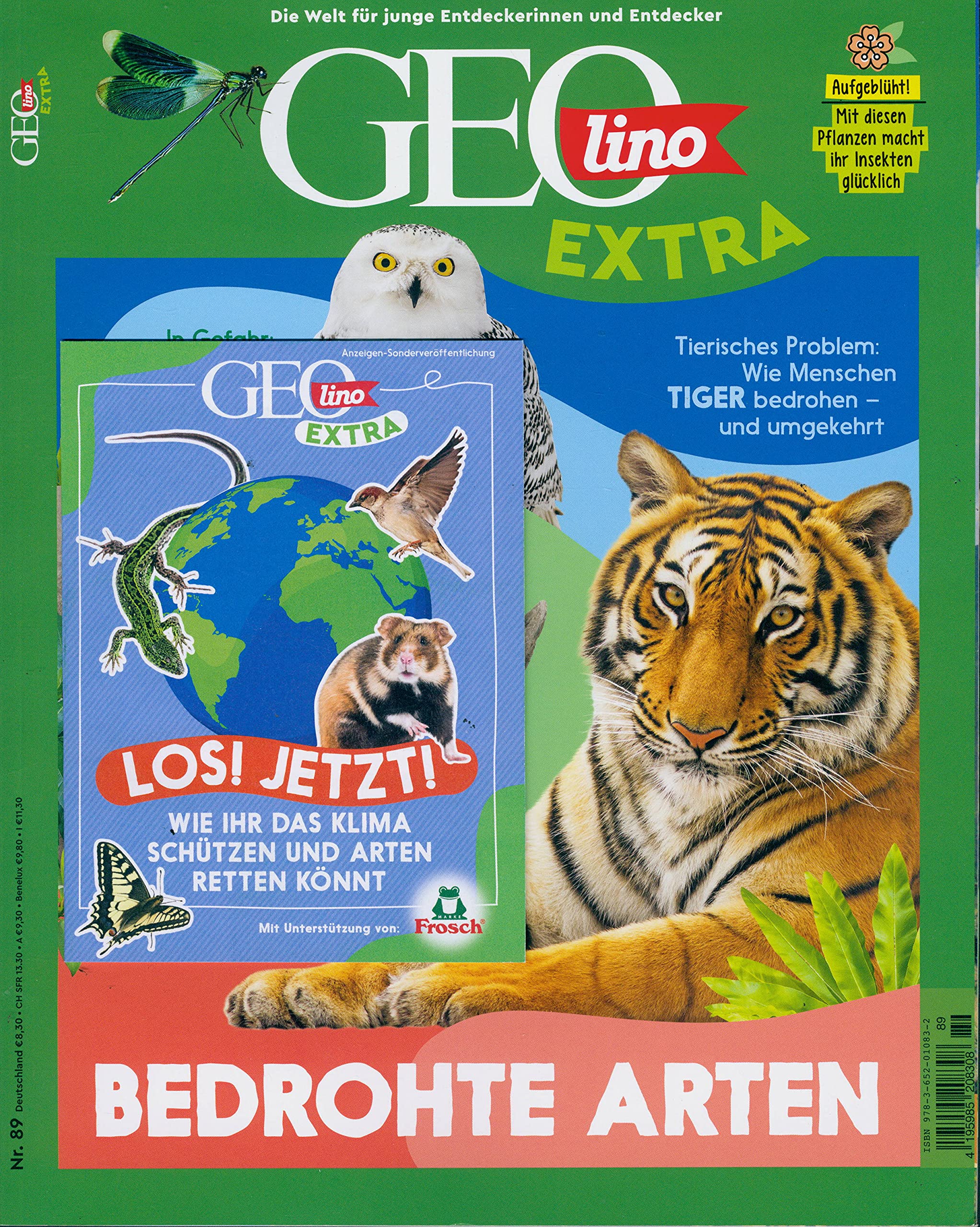 GEOlino Extra 89/2021 "BEDROHTE ARTEN" Young adult books