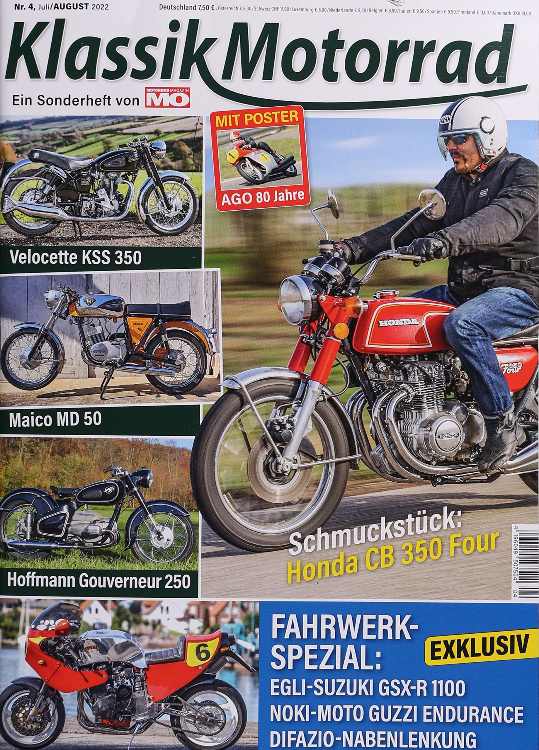 KLASSIK MOTORRAD 4/2022 "Honda CB 350 Four" book