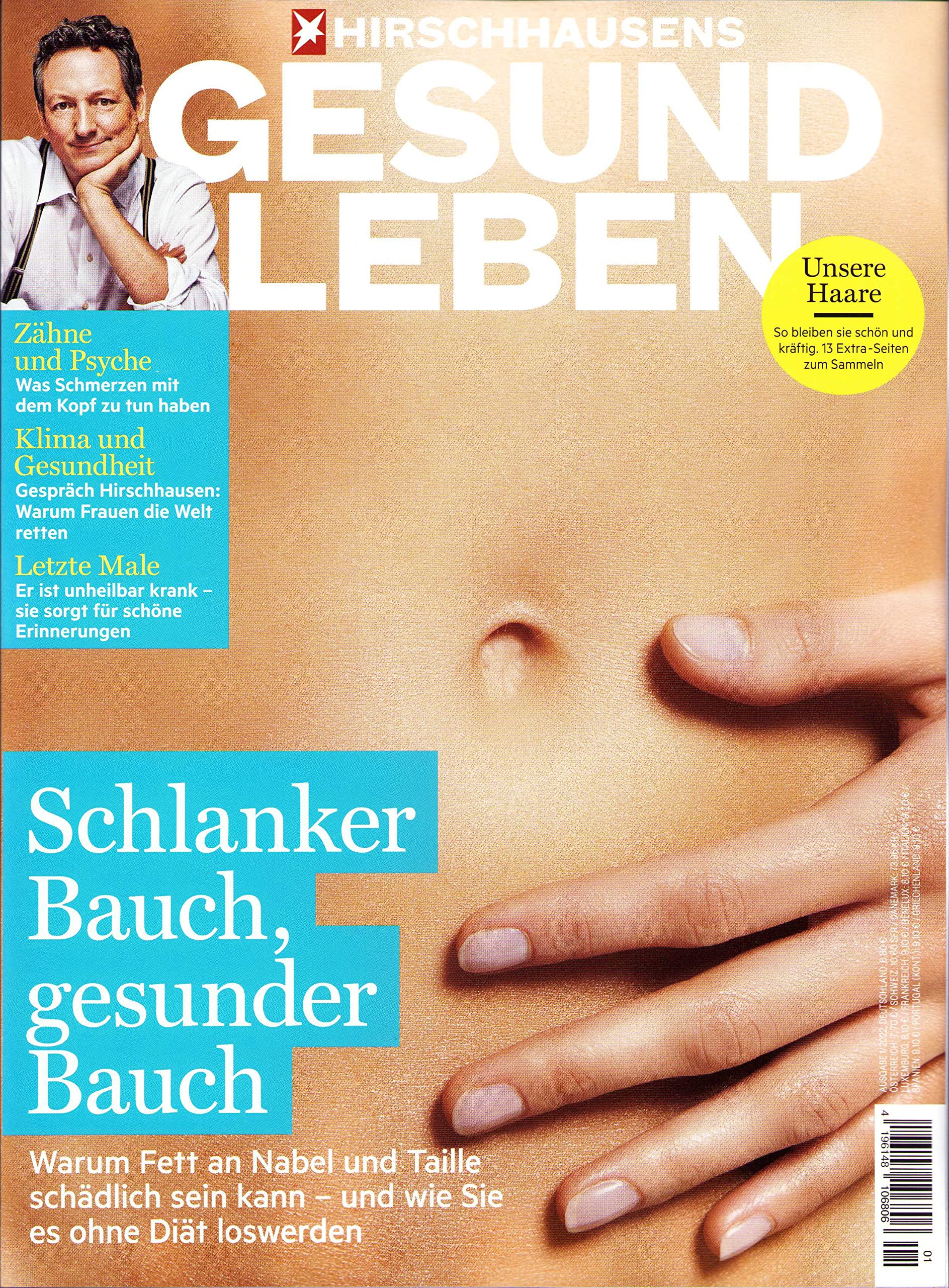 HIRSCHHAUSENS stern Gesun 1/2022 "Schlanker Bauch, gesunder Bauch" Lifestyle