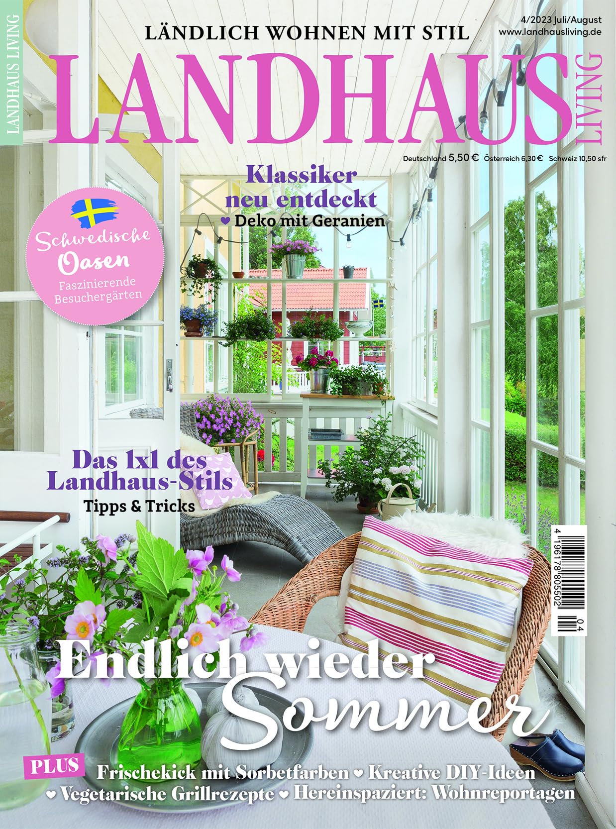 Landhaus Living 4/2023 "Endlich wieder Sommer" Living & Furnishing