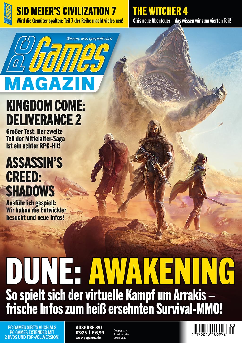 PC Games Magazin 3/2025 "Dune: Awakening" Computer Science