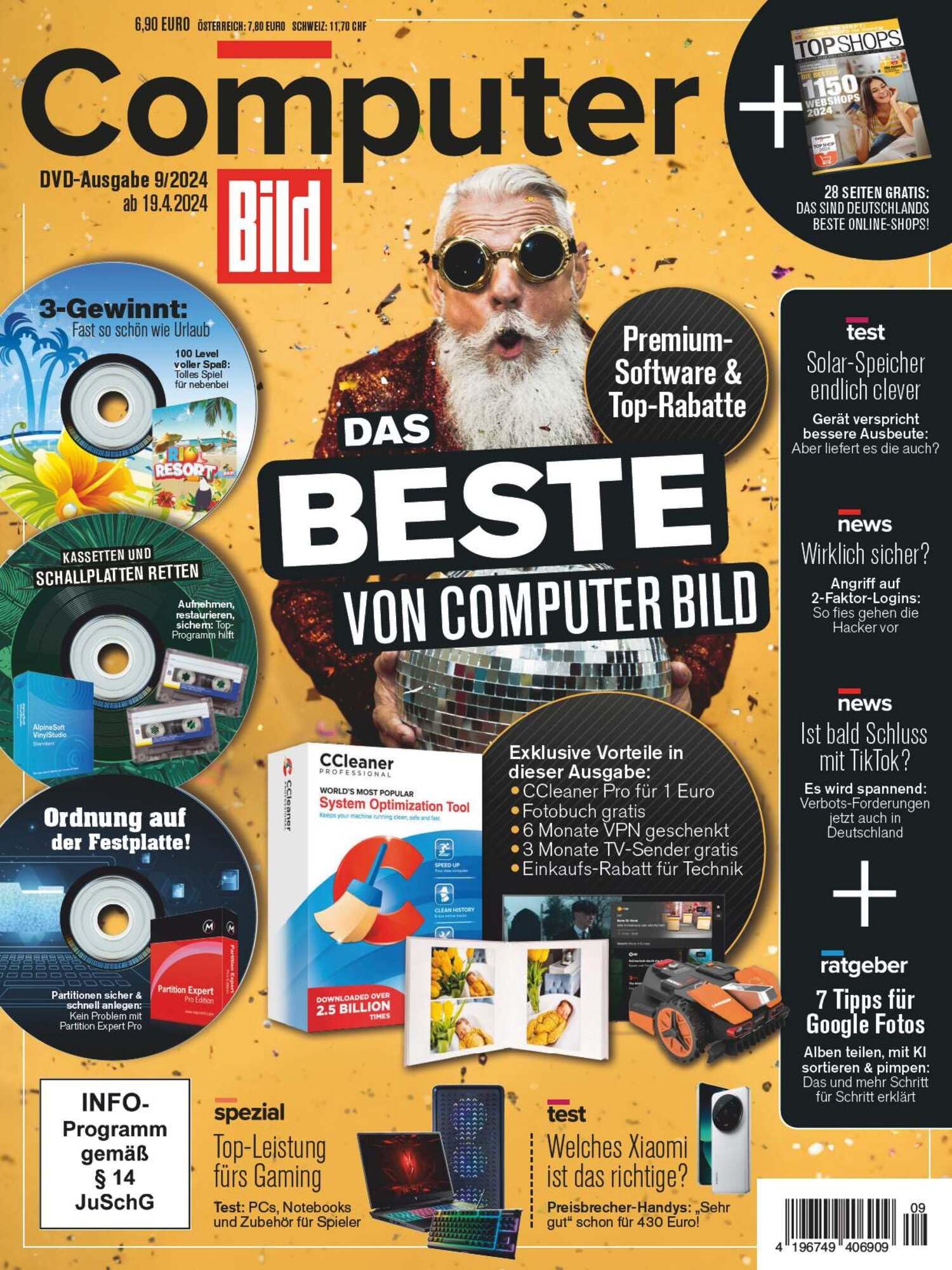 COMPUTER BILD + DVD 9/2024 "Das beste von COMPUTER BILD" Computer Science Books