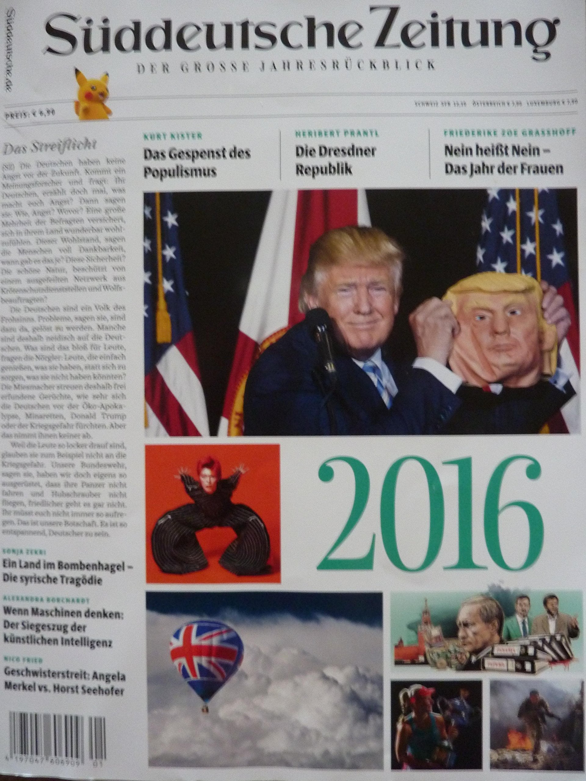Süddeutsche Zeitung SZ Der Große Jahresrückblick 2016 Books