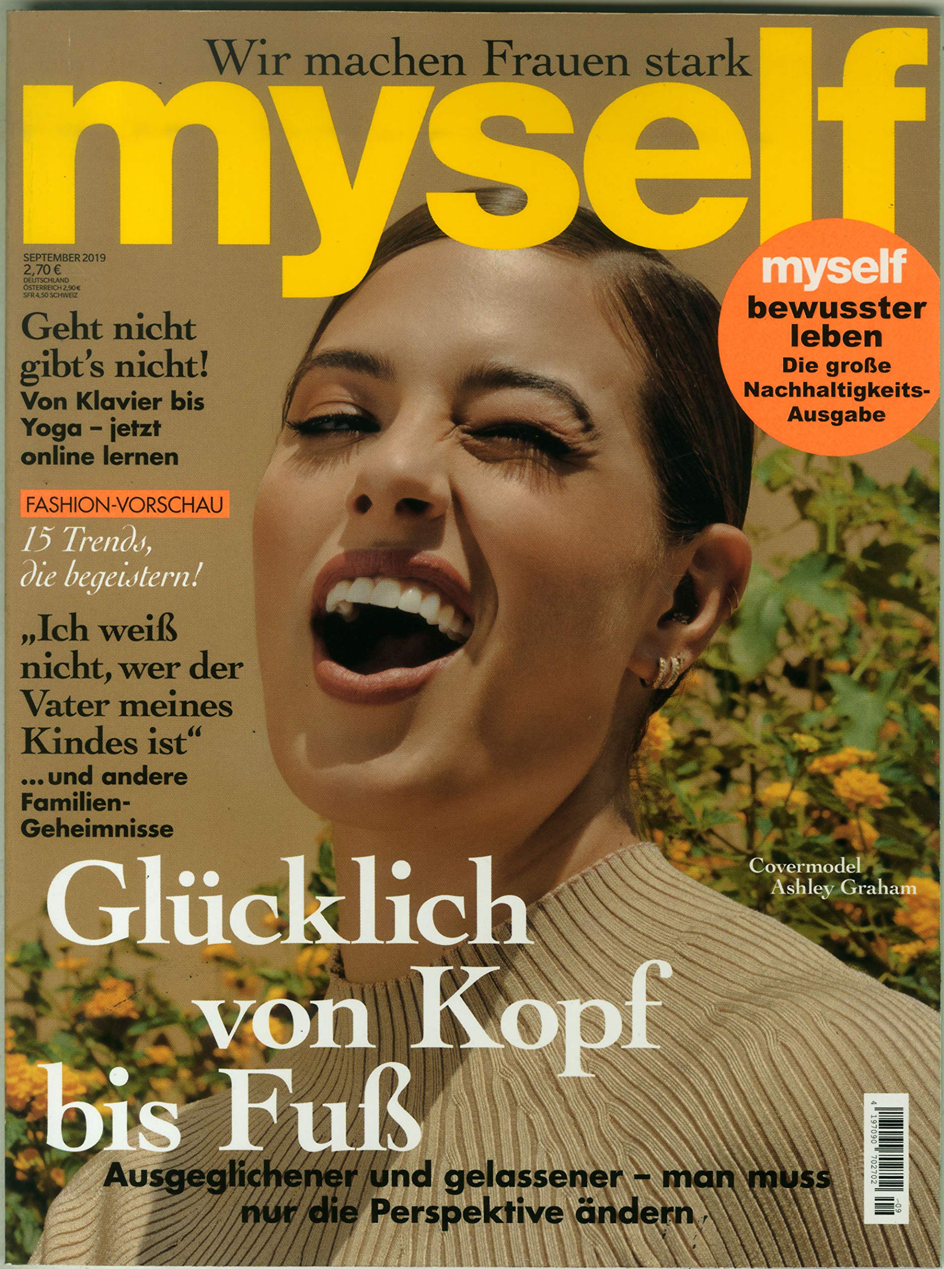 myself Pocket 9/2019 "Glücklich von Kopf bis Fuß" Books