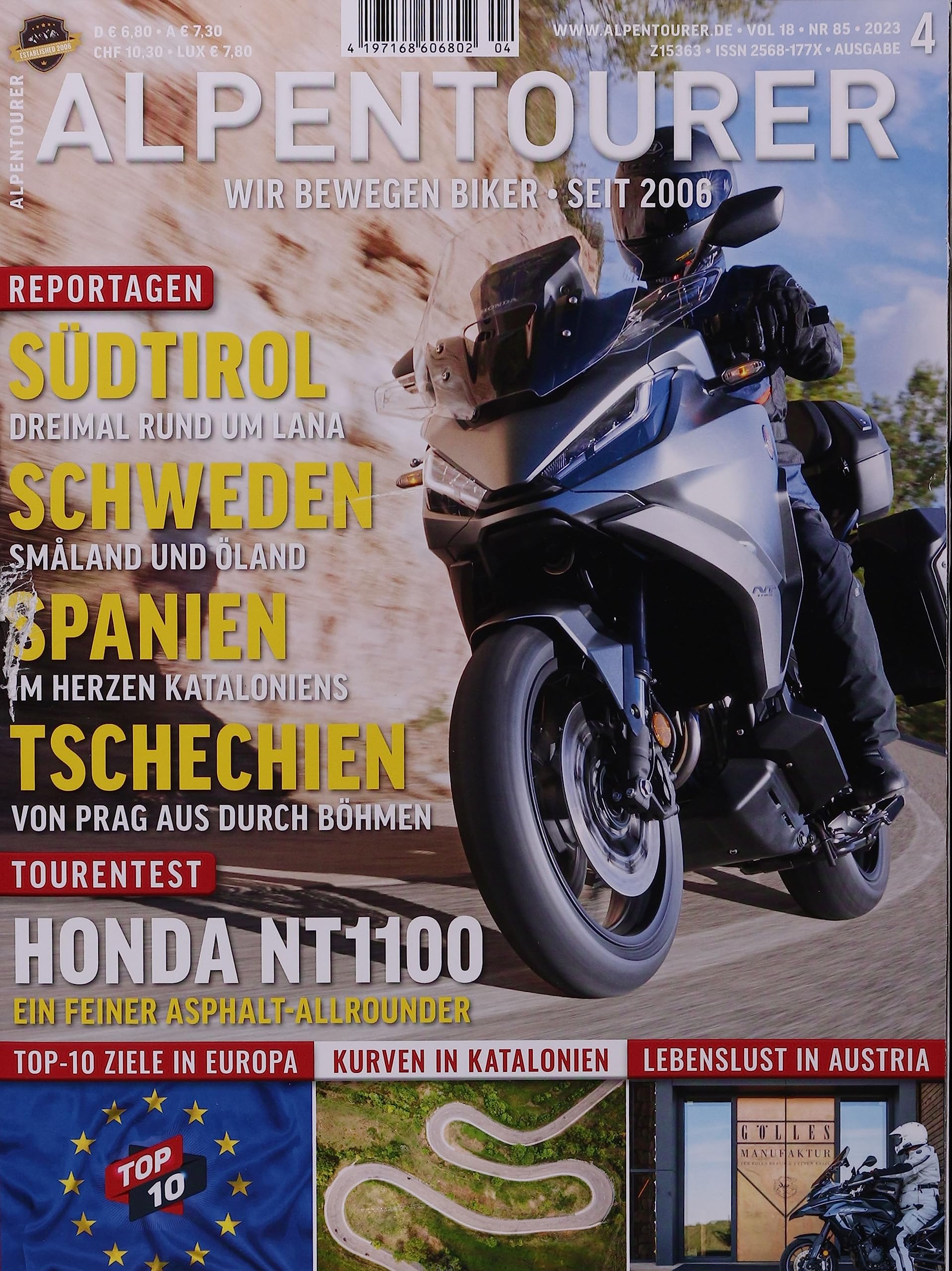 ALPENTOURER 4/2023 "Südtirol, Schweden, Spanien, Tschechien" Business & Technology