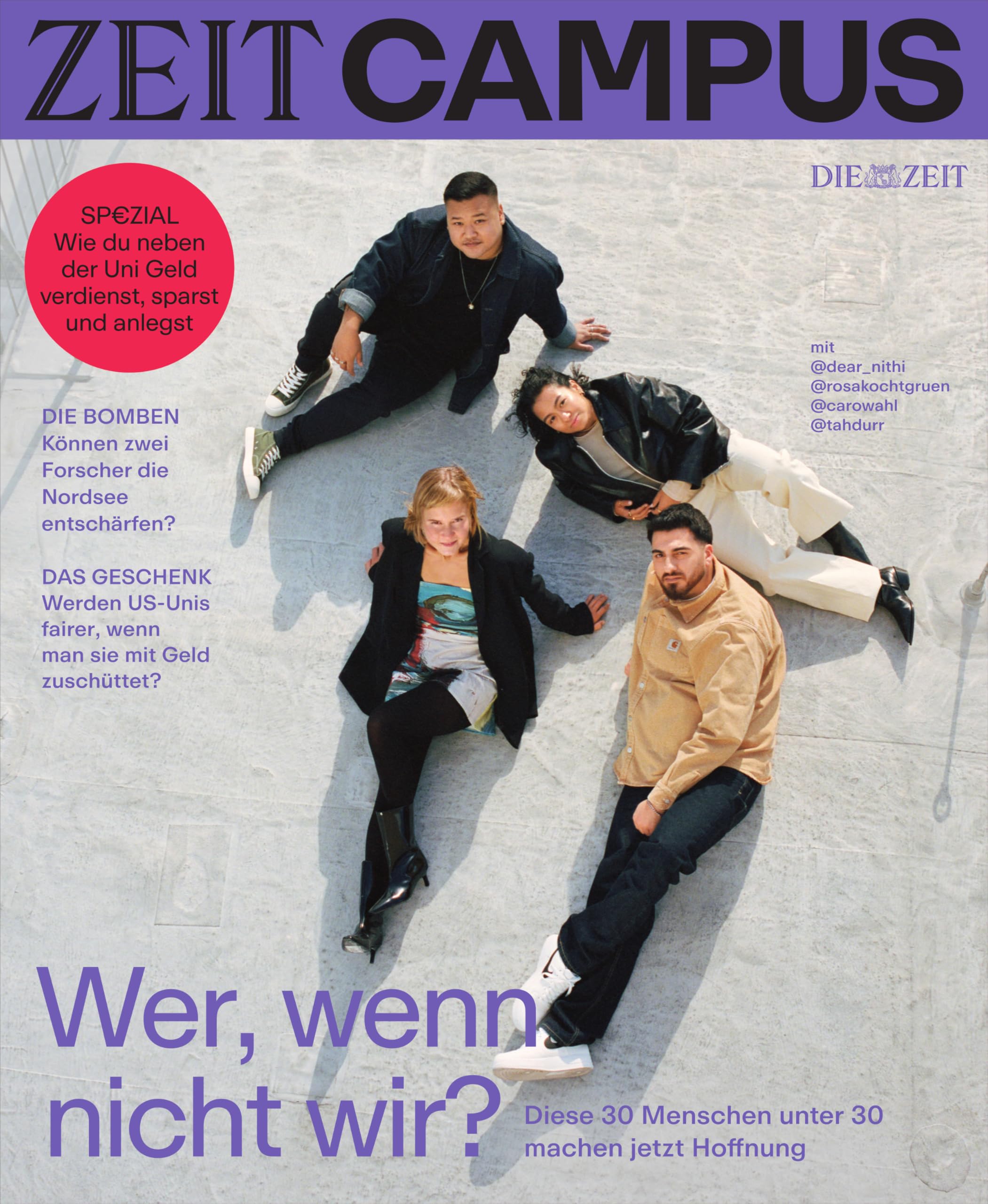 DIE ZEIT - Campus 1/2025 "Wer, wenn nicht wir?" Lifestyle
