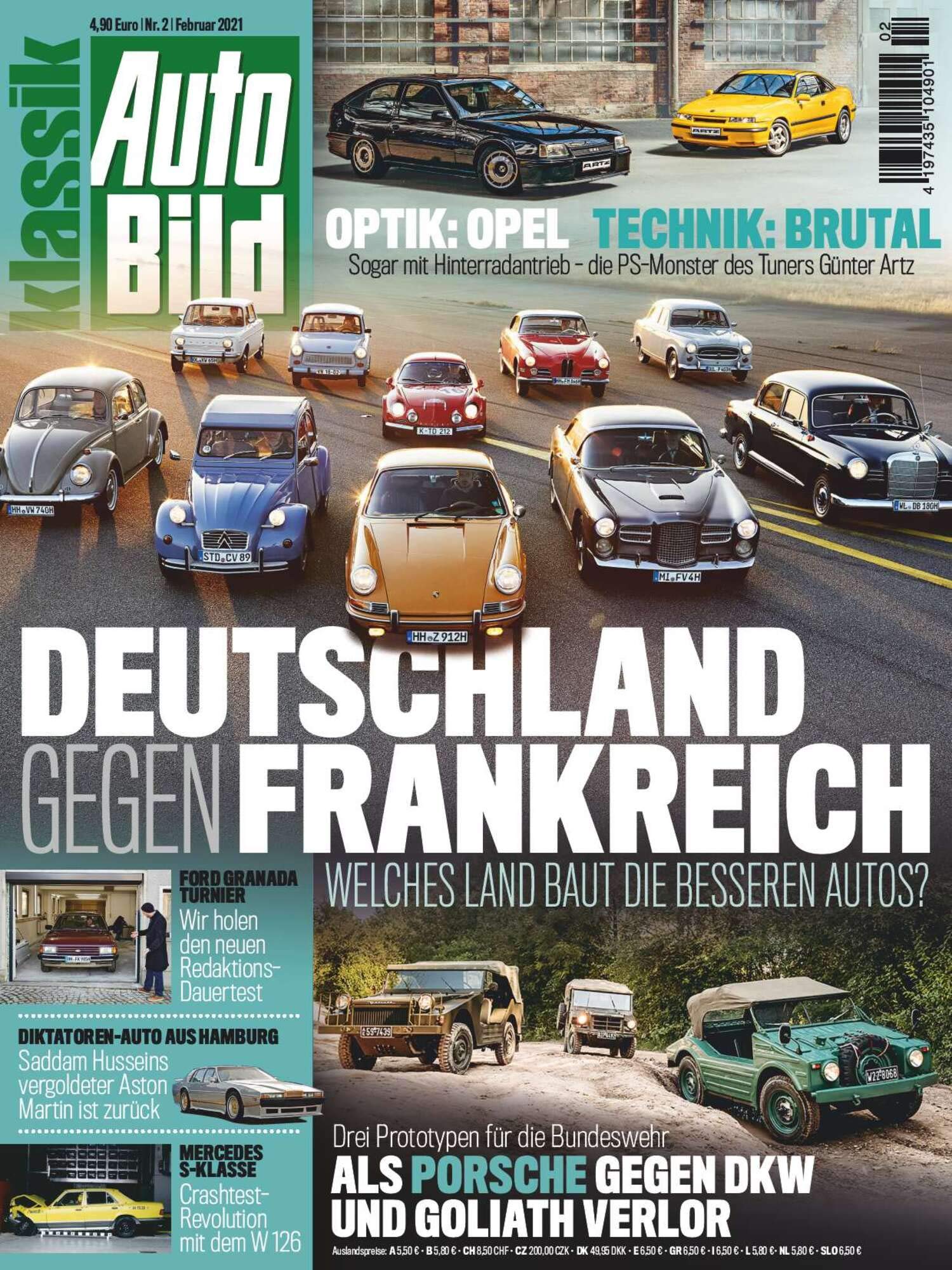 Auto Bild Klassik 2/2021 "Deutschland gegen Frankreich" Books