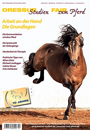 Dressurstudien 04/14 Das Schulterherein von Claudia Sanders Book Books