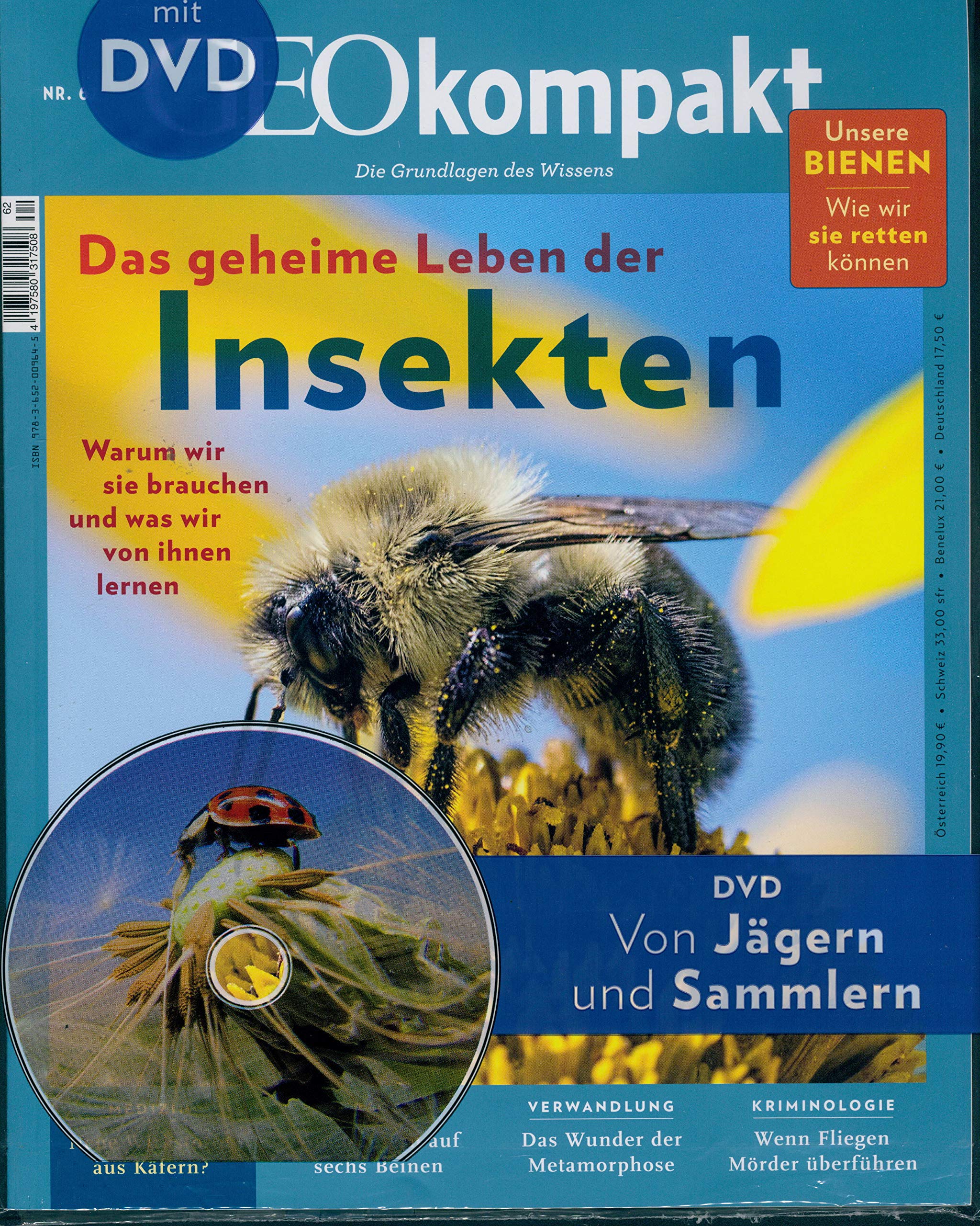 GEO Kompakt mit DVD 62/2020 "Insekten" Books