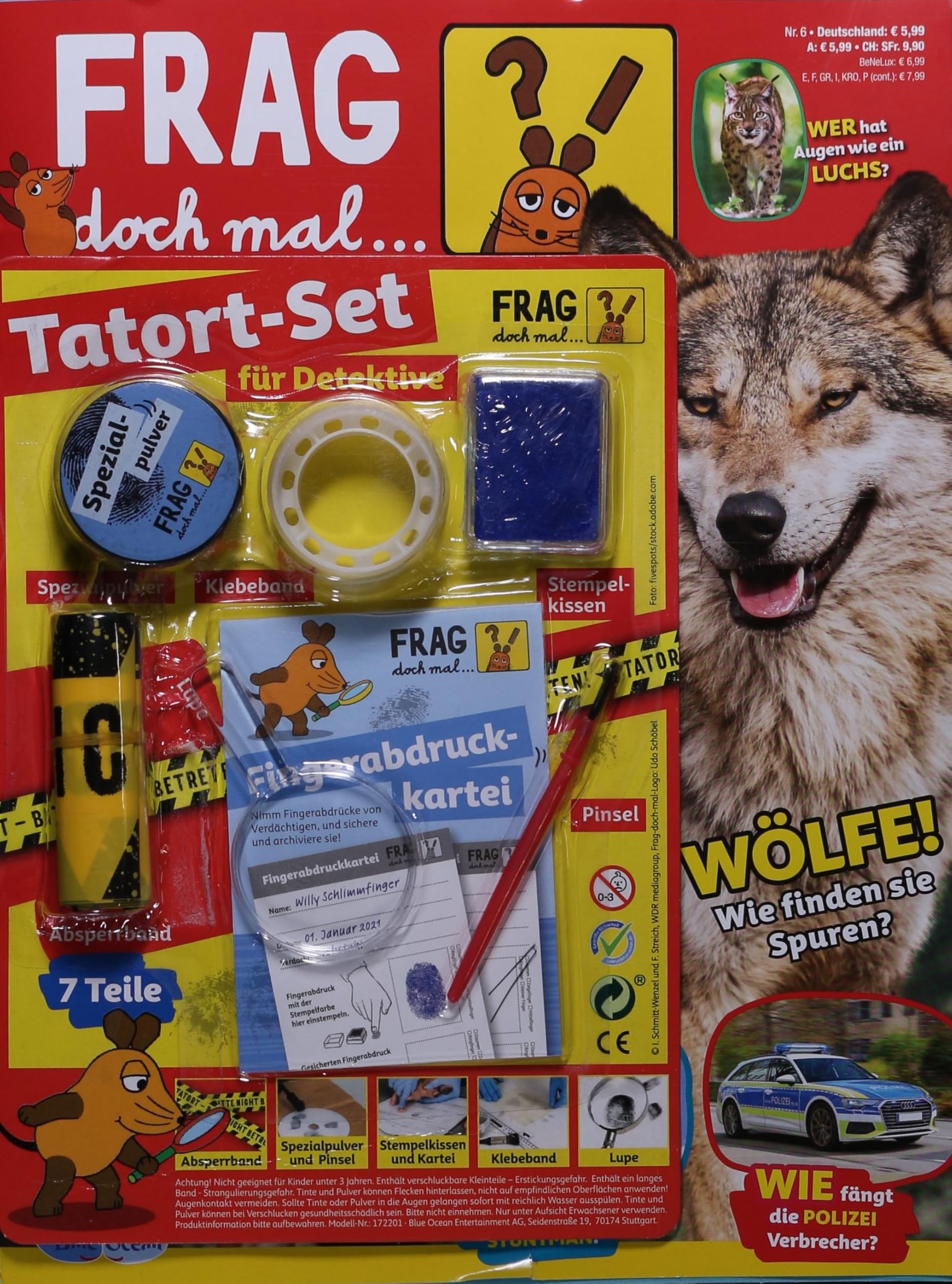 Frag doch mal die Maus 6/2024 "Extra: Tatort-Set" Young adult books