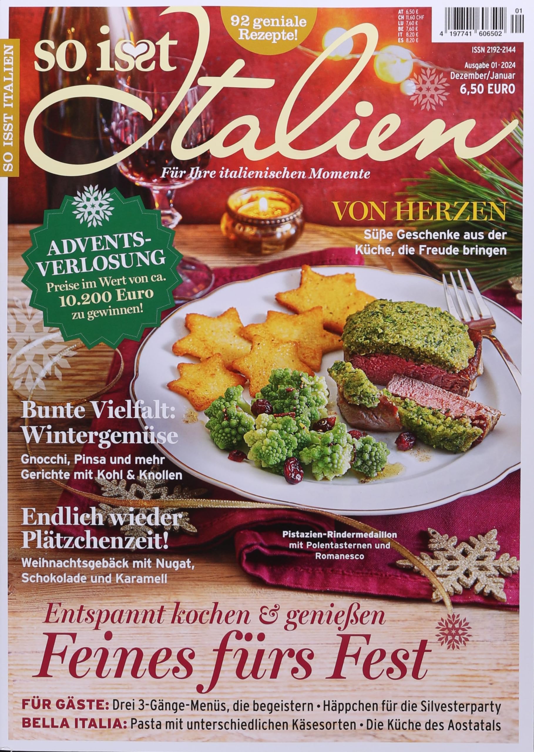 So isst Italien 1/2024 "Entspannt kochen & genießen - Feines fürs Fest" Cooking & Enjoying