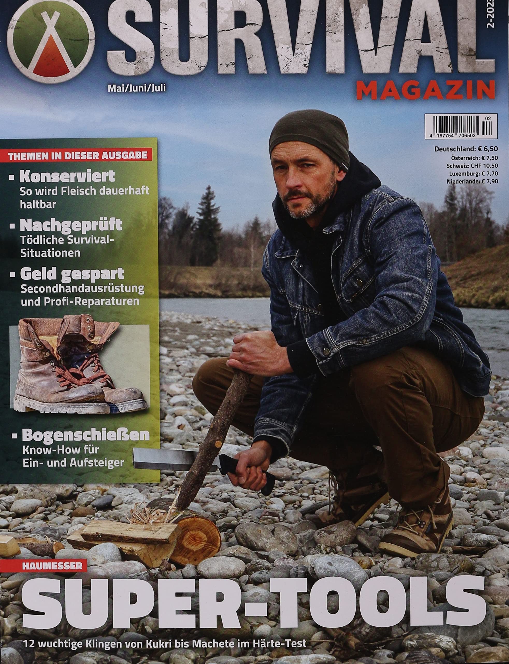 SURVIVAL MAGAZIN 2/2023 "Super-Tools" Travel Books