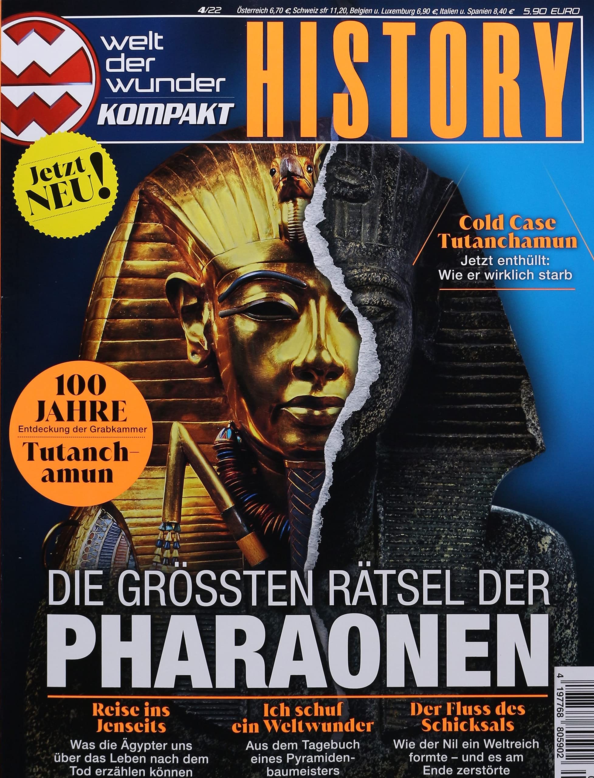 Welt der Wunder kompakt 4/2022 "Die grössten Rätsel der Pharaonen" Hobbies & Crafts