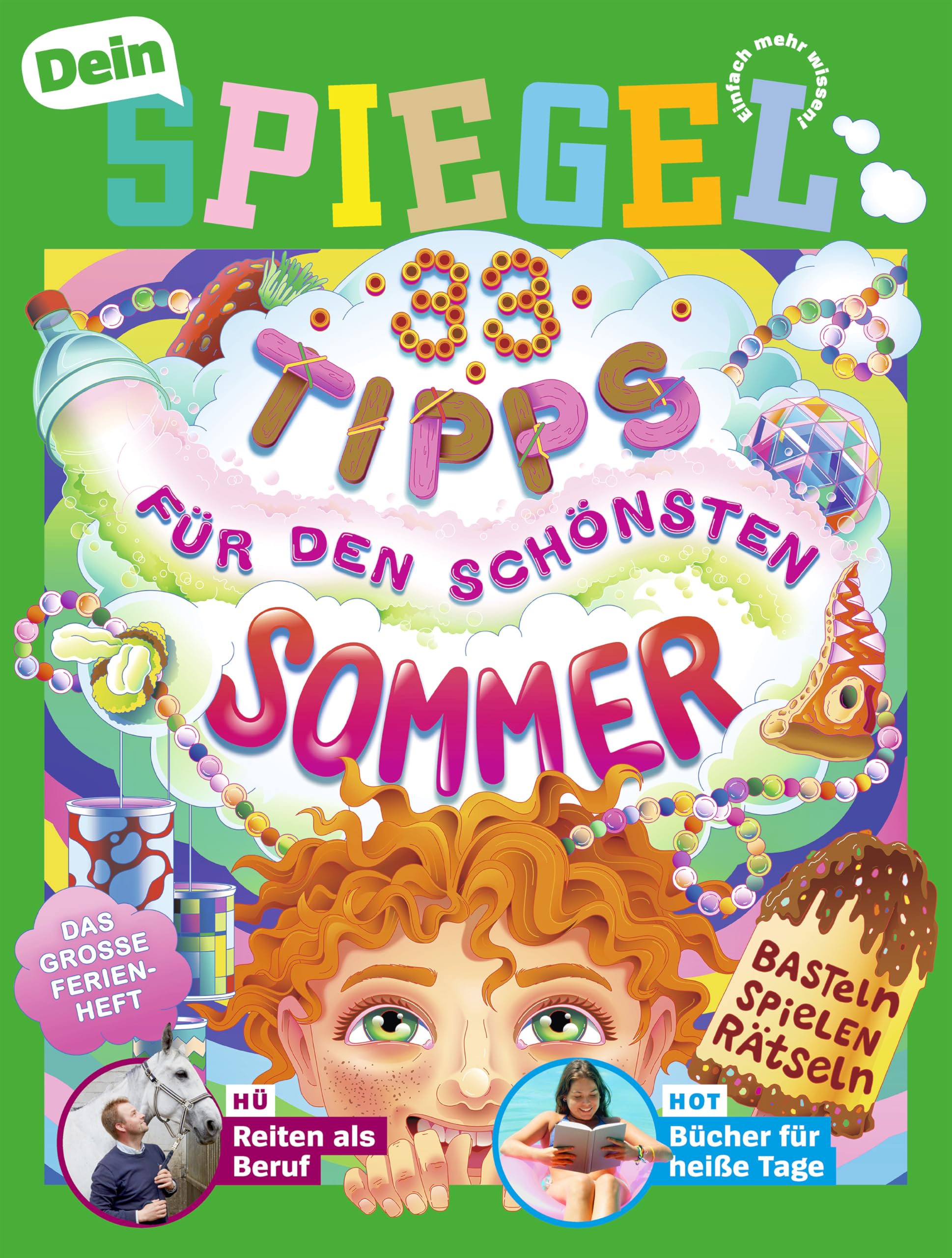 DEIN SPIEGEL Ferienheft 1/2024 "33 Tipps für den schönsten Sommer" Books