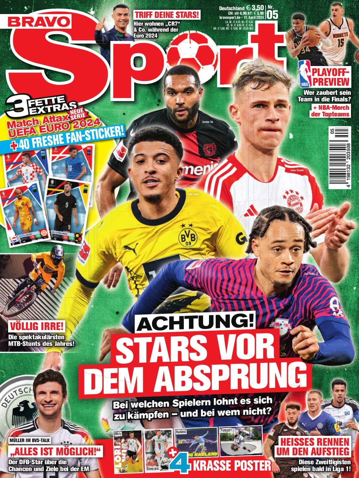 Bravo Sport 5/2024 "Stars vor dem Absprung" Leisure & Fun