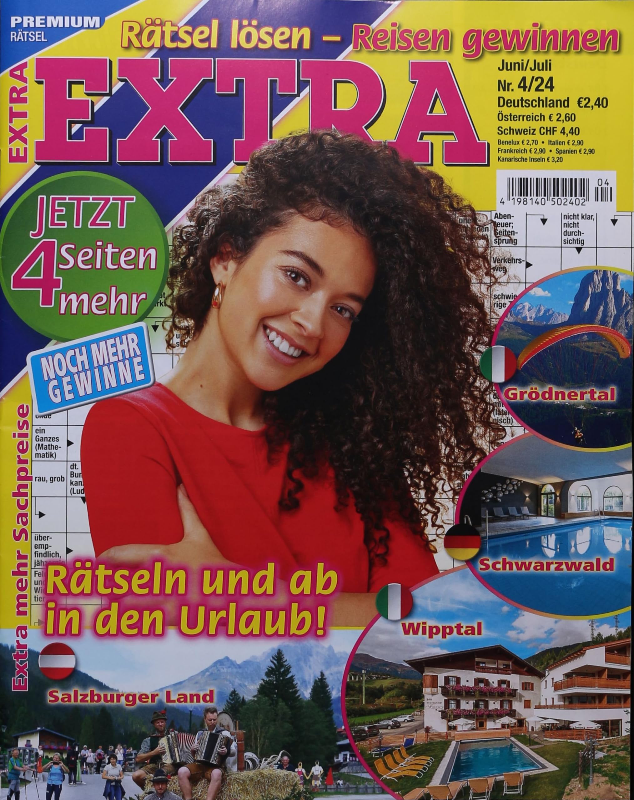 Extra Reisen + Raten 4/2024 Contemporary literature