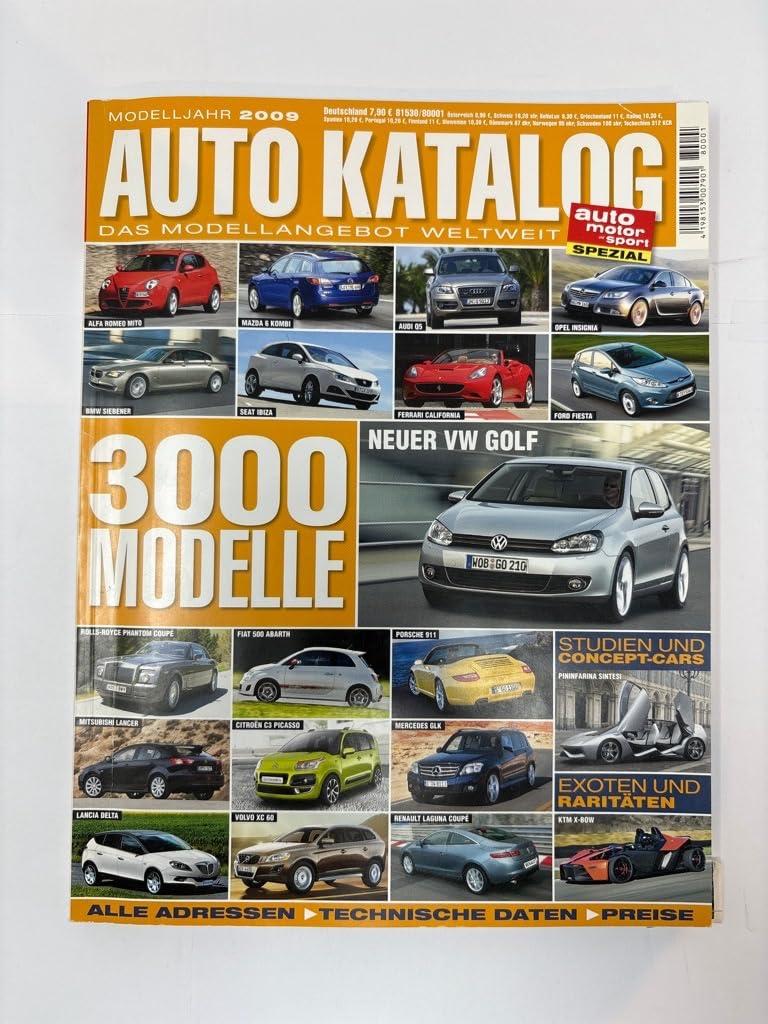 Auto-Katalog 2010: 3000 Modelle Leisure, Home & Garden