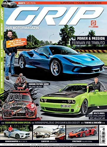 Grip - Das Motormagazin 8/2019 "Ferrari F8 Tributo" Books