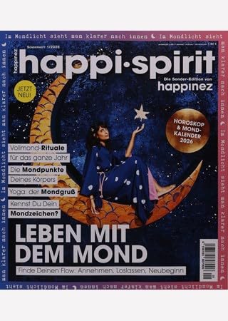 Happinez SH 1/2026 "Lebe mit dem Mond: Finde deinen Flow: Annehmen, loslassen, Neubeginn" Books