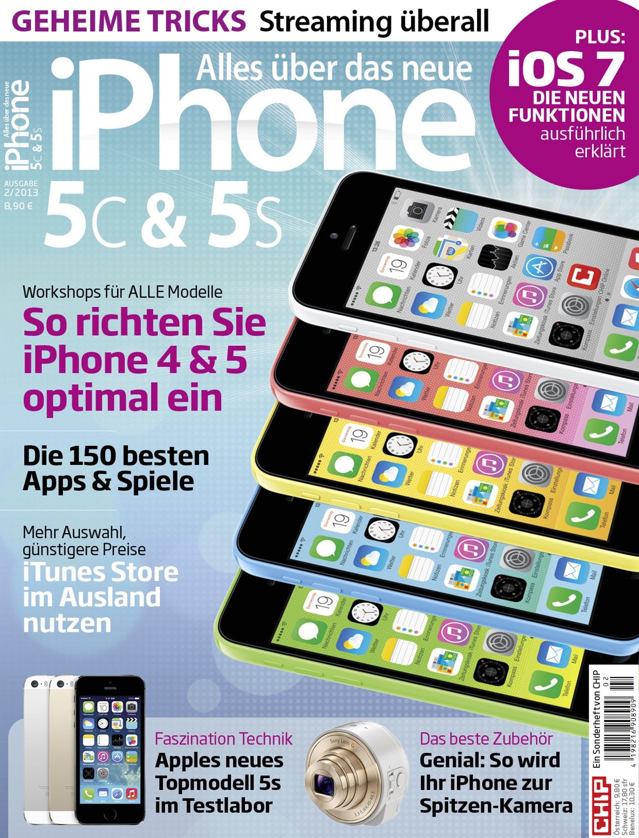 CHIP: Alles über das neue iPhone 5C & 5S Computer Science