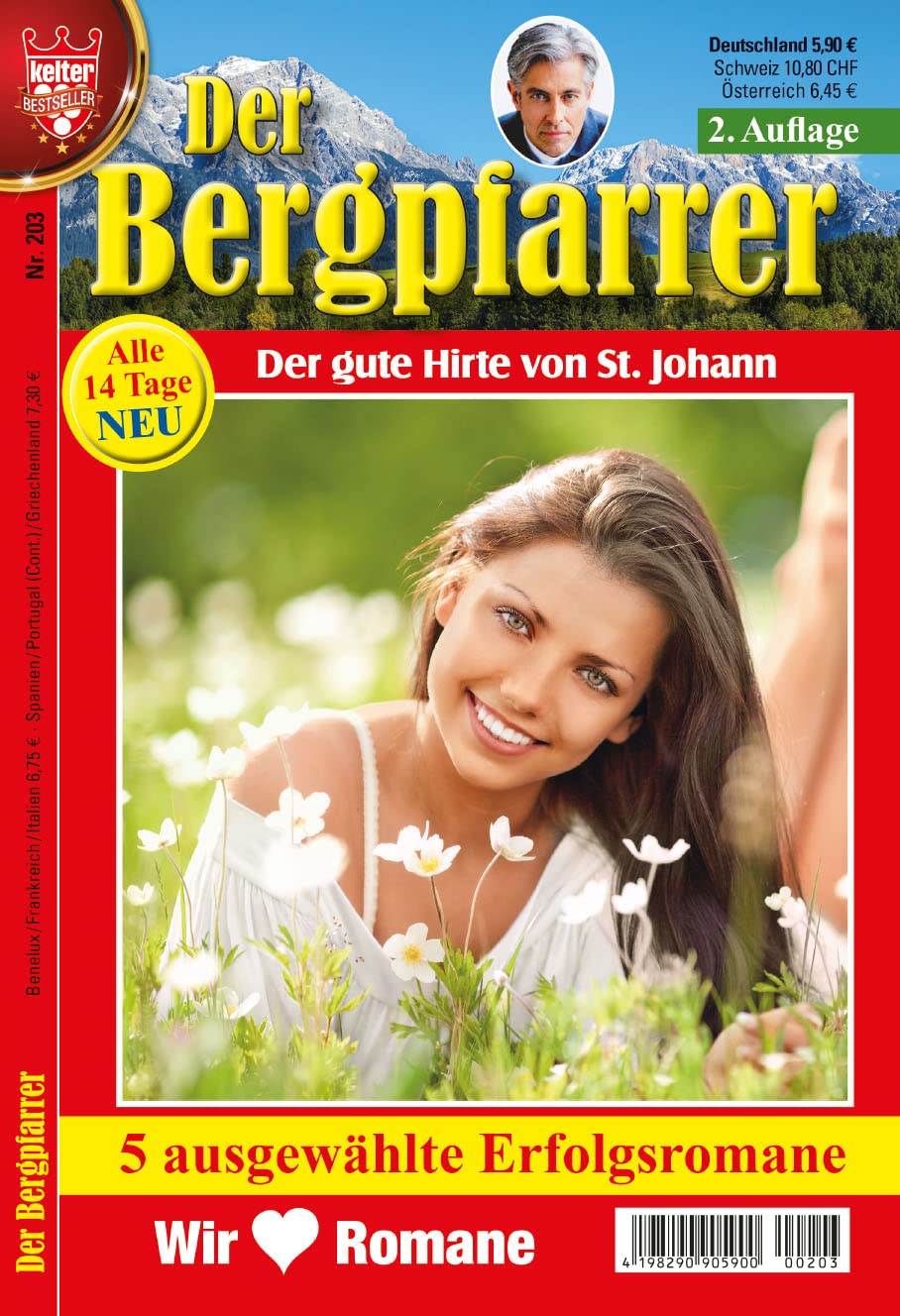 DER BERGPFARRER Nr. 202 5 x Heimatromane aus dem KELTER VERLAG/Sammelband, 2. Aufl., 320 Seiten Books