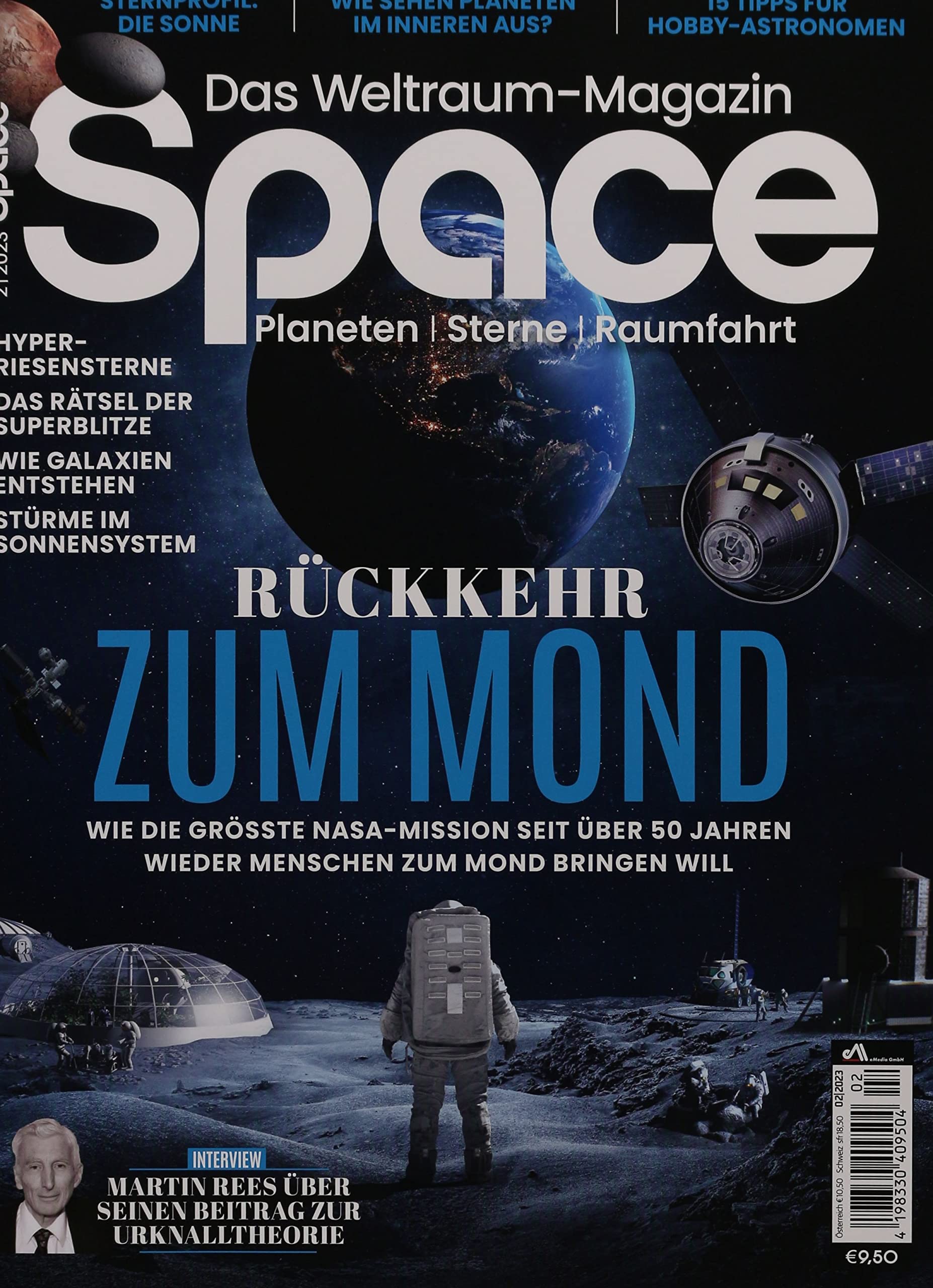 SPACE - DAS WELTRAUM MAGA 2/2023 "Rückkehr zum Mond" Hobbies & Crafts