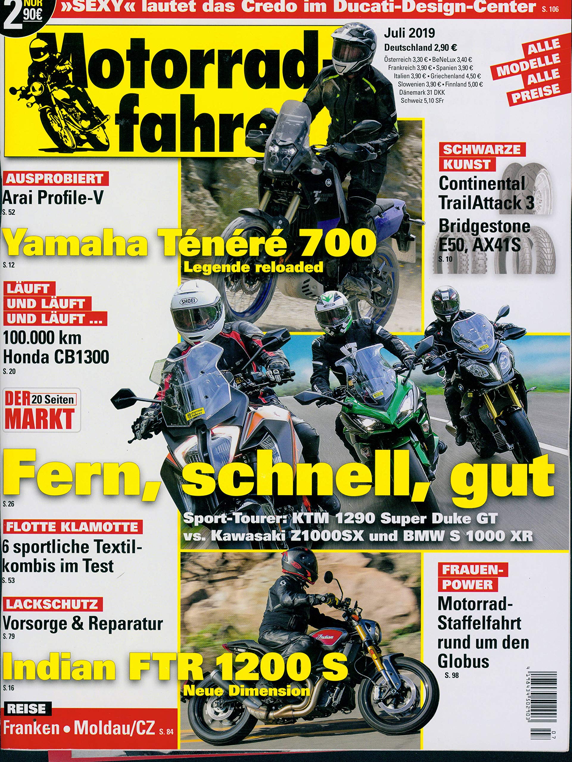 Motorradfahrer 07/2019 "Fern, schnell, gut" Books