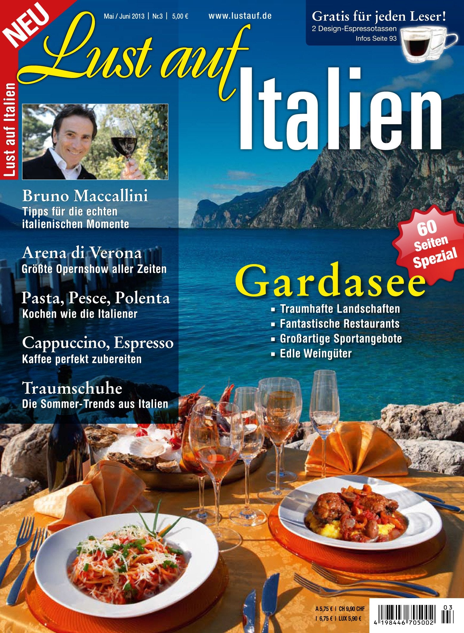 Lust auf Italien - Gardasee: Reisen & Urlaub Info's - Biken - Klettern - Wandern - Rezepte - Weine - Restaurants & weitere Regionen - Mailland - Books