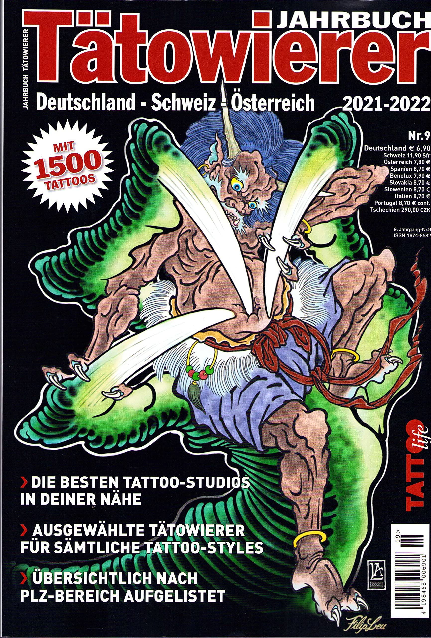 Tattoo Life Jahrbuch 9/2021 Hobbies & Crafts