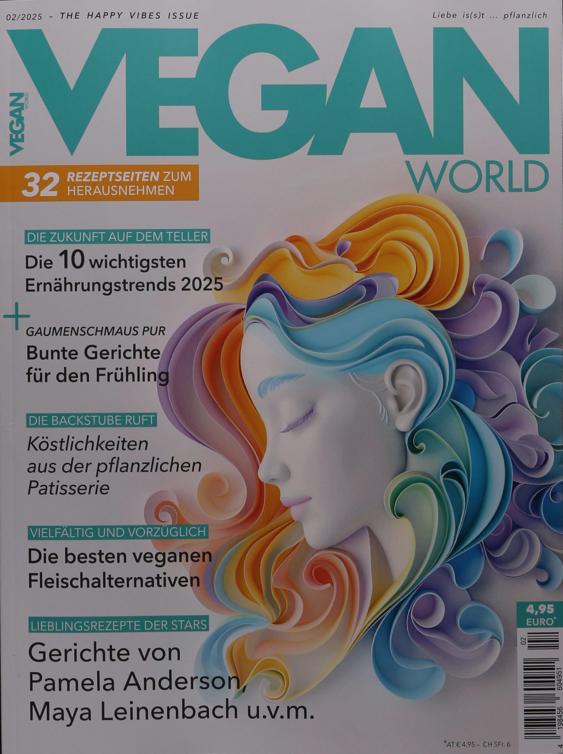 Vegan World 2/2025 "Die 10 wichtigsten Ernährungstrends 2025" Cooking & Enjoying