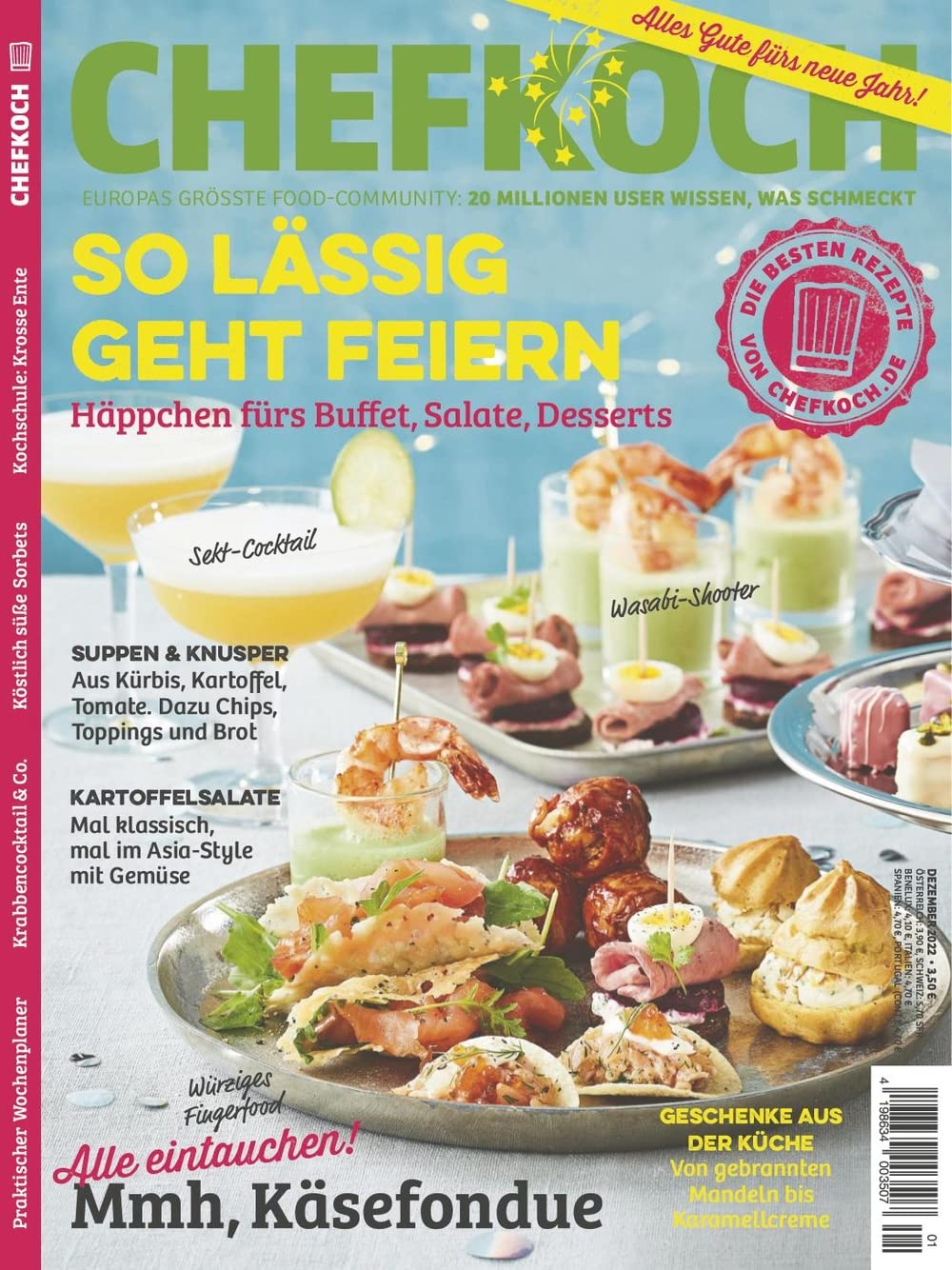 Chefkoch 1/2023 "So lässig geht feiern" Cooking & Enjoying