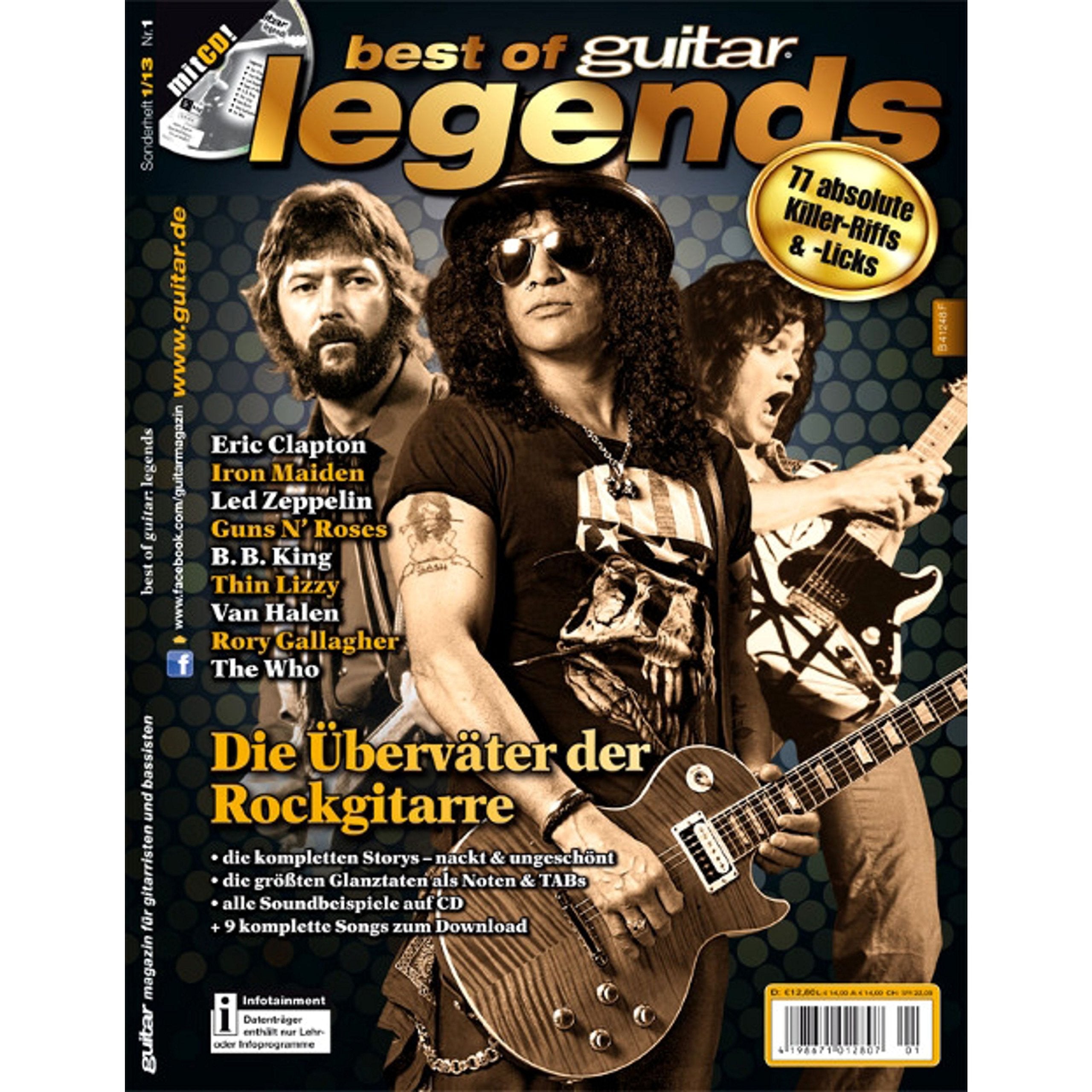 Best of guitar Legends. 77 unsterbliche Riffs & Licks Books