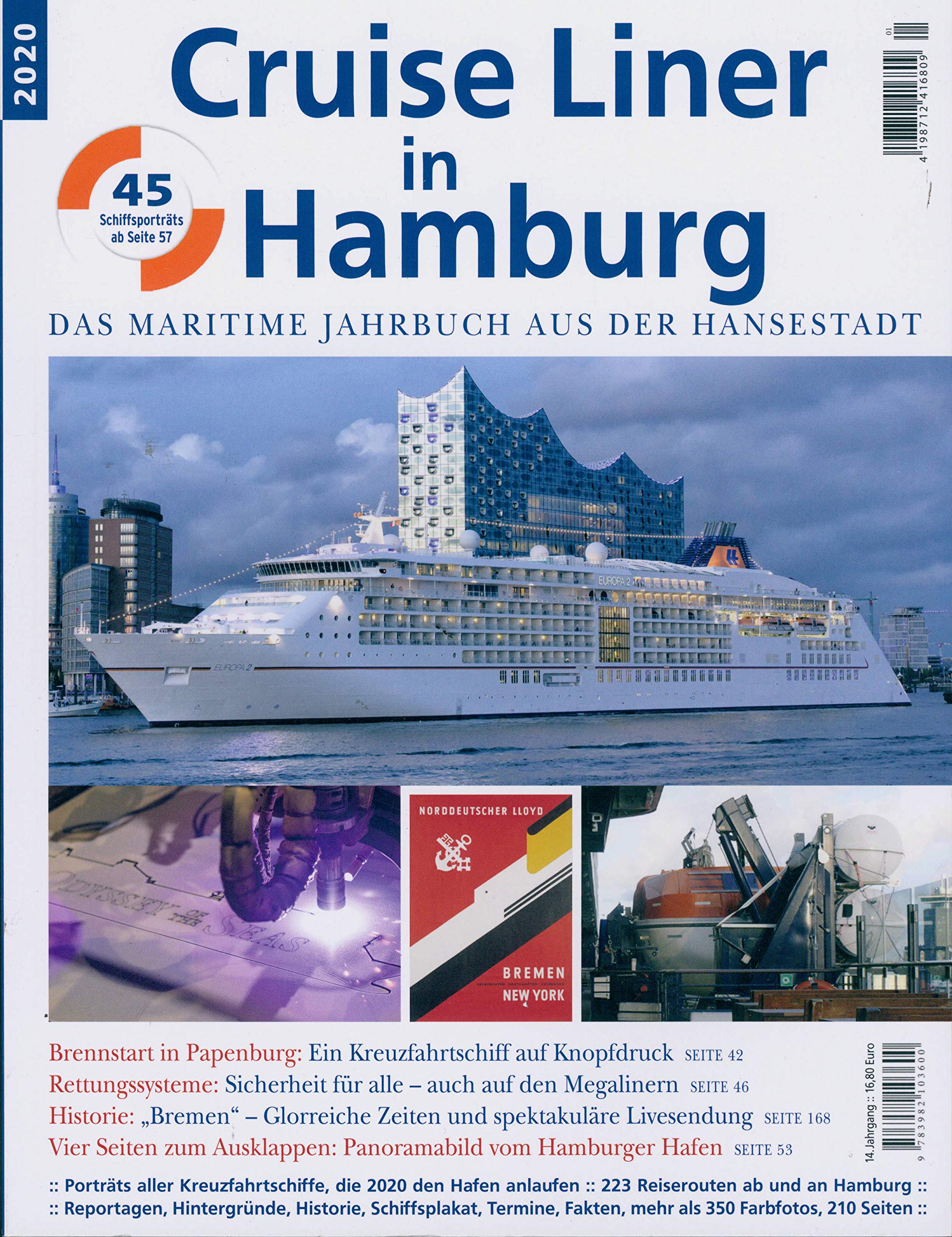 Cruise Liner 14/2020 "Das Maritime Jahrbuch aus der Hansestadt" Books