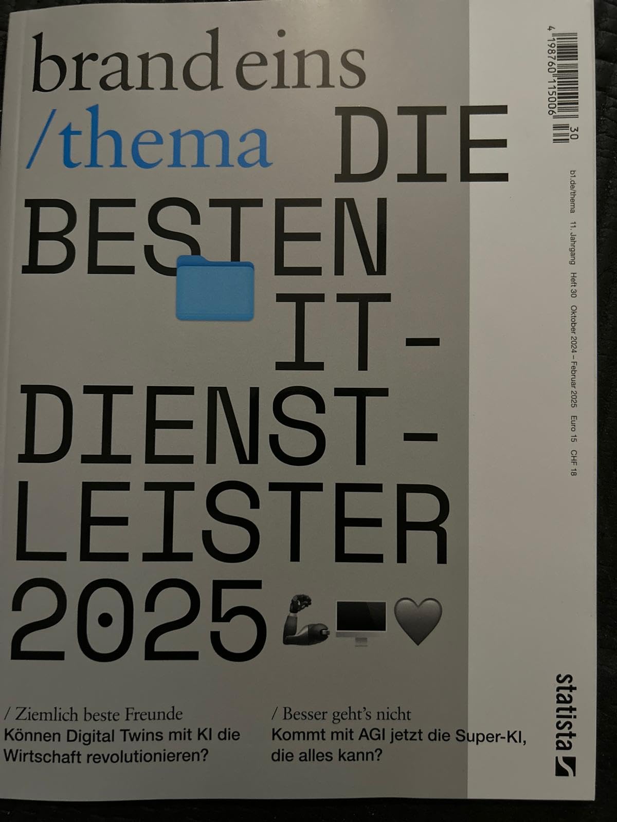 brand eins / thema 30/2024 "Die besten IT-Dienstleister 2025" book