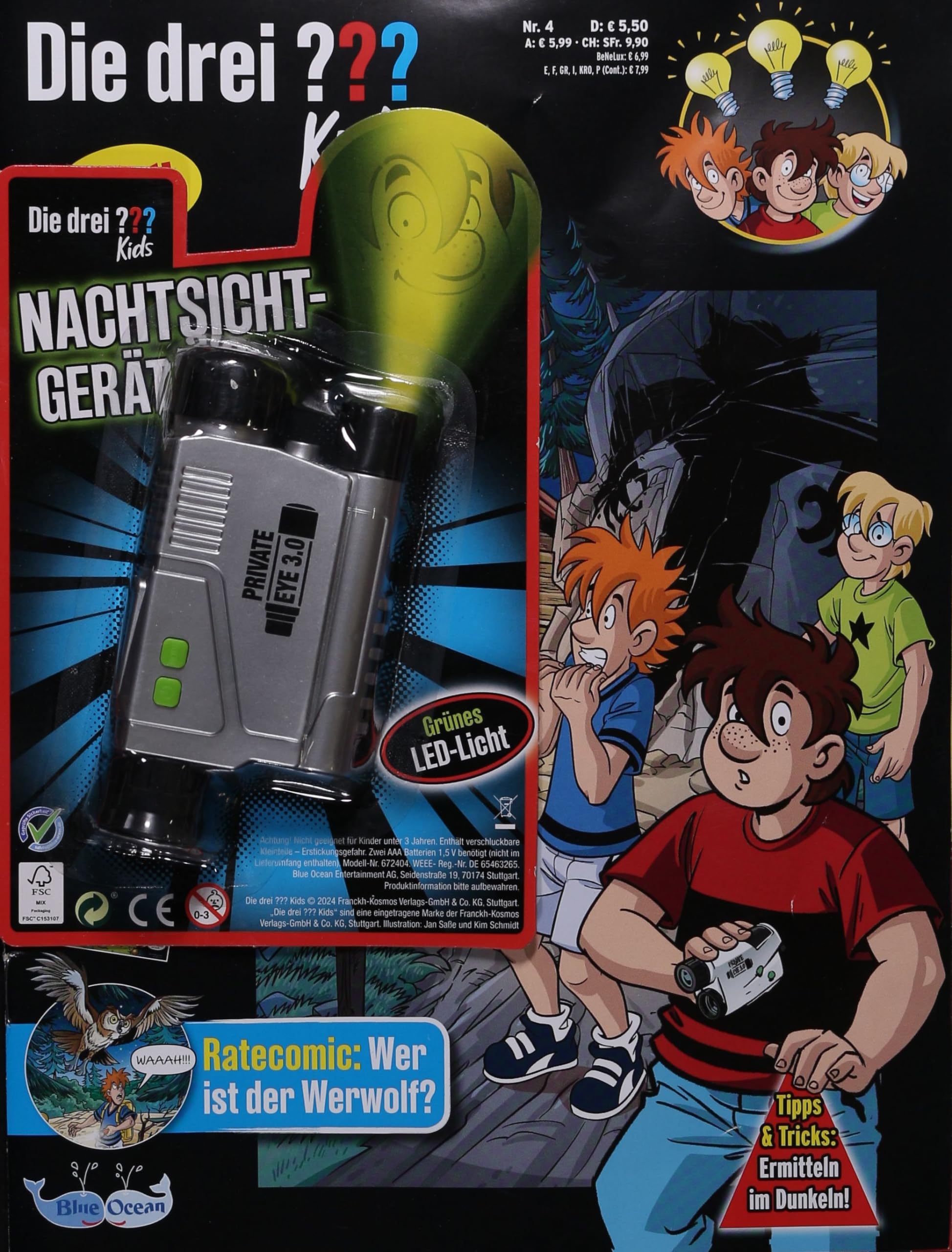 Die drei ??? Kids 4/2024 "Extra: Nachtsicht-Gerät" book
