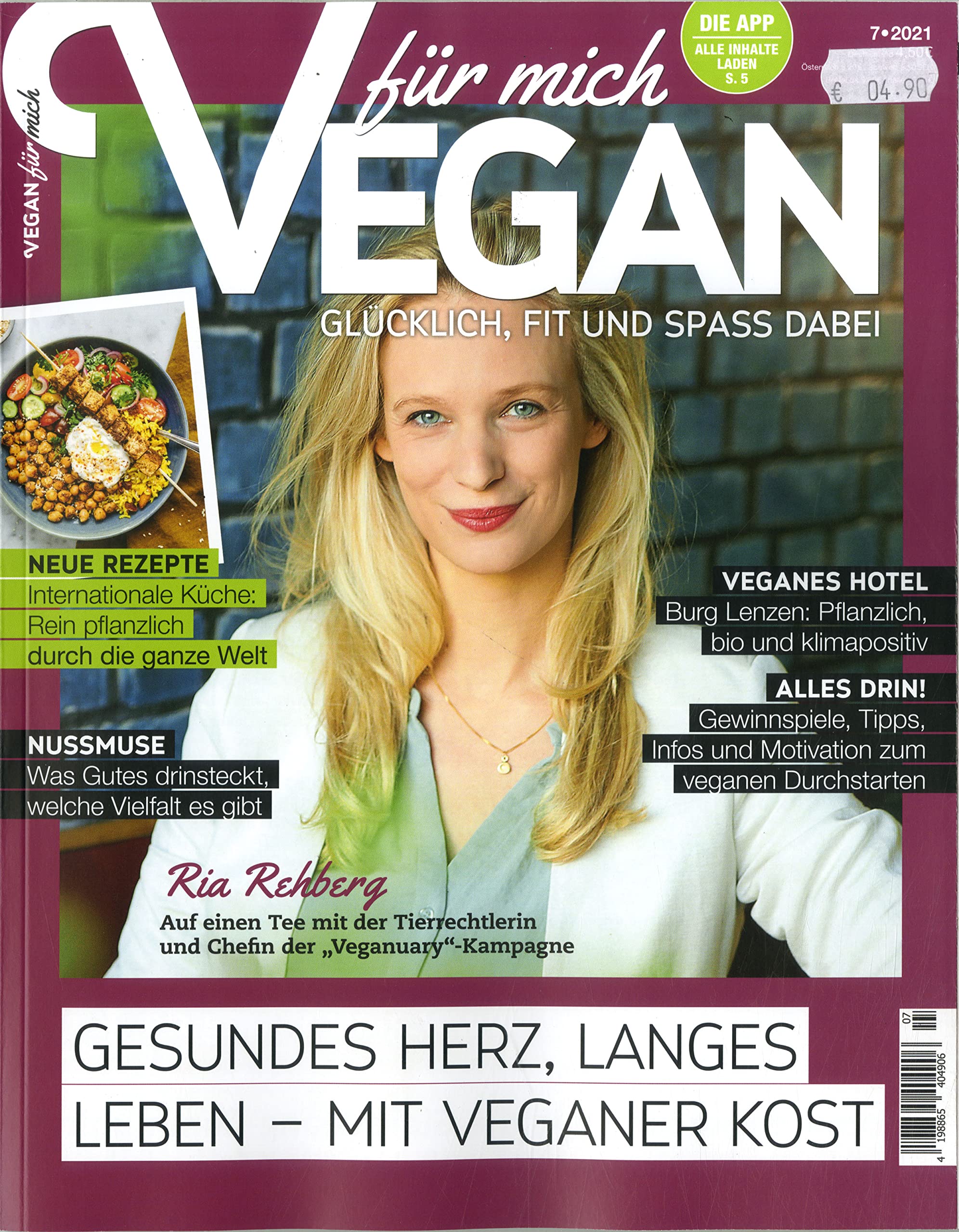 Vegan Für Mich 7/2021 "Ria Rehberg" Books