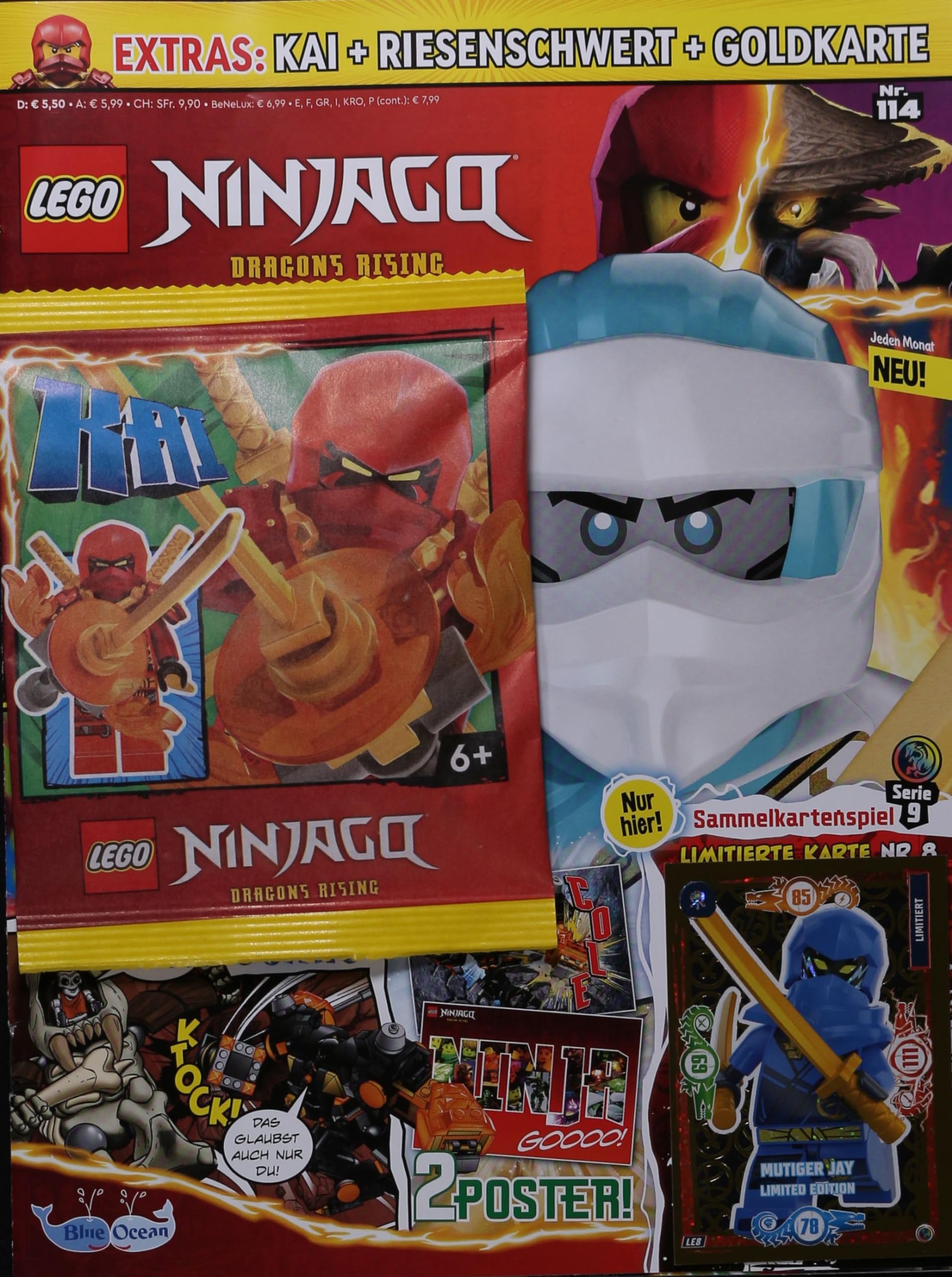 LEGO Ninjago (MoS) 114/2024 "Extra: Kai mit Riesenschwert" Young adult books