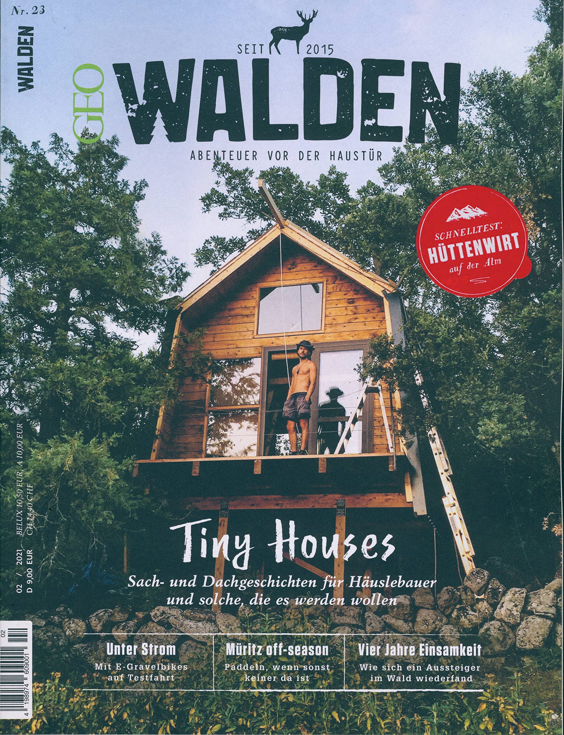 WALDEN 2/2021 "Tiny Houses" Travel Books