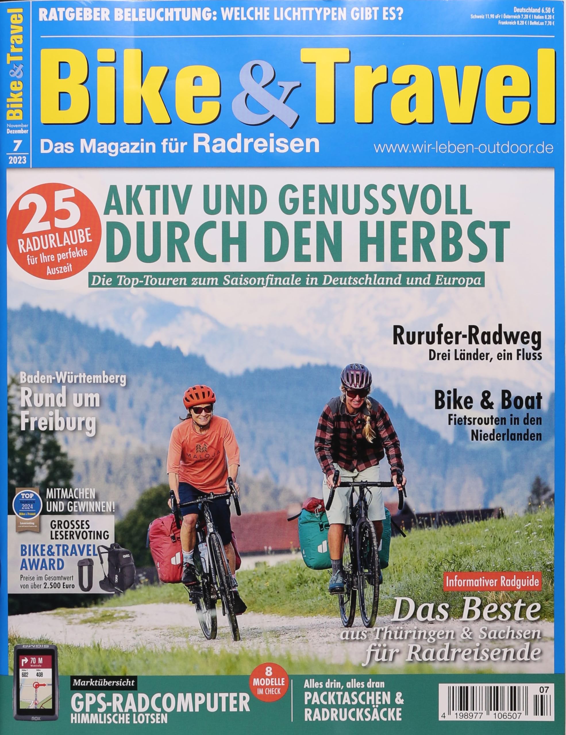BIKE & TRAVEL 7/2023 "Aktiv und genussvoll durch den Herbst" Leisure & Fun